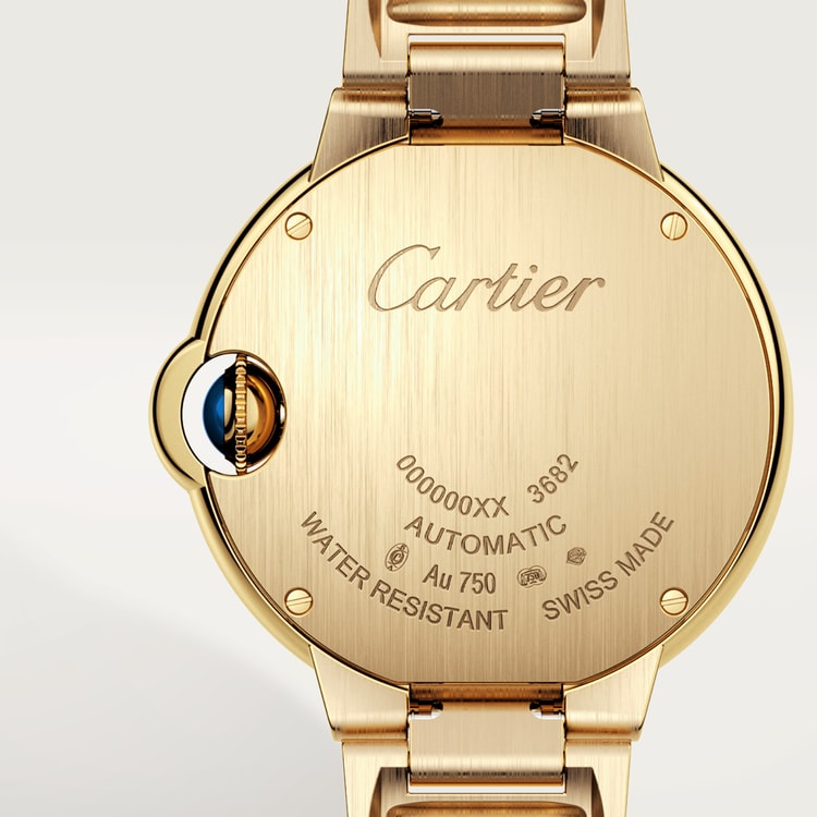 [Super Clone]BALLON BLEU Yellow Gold 33mm