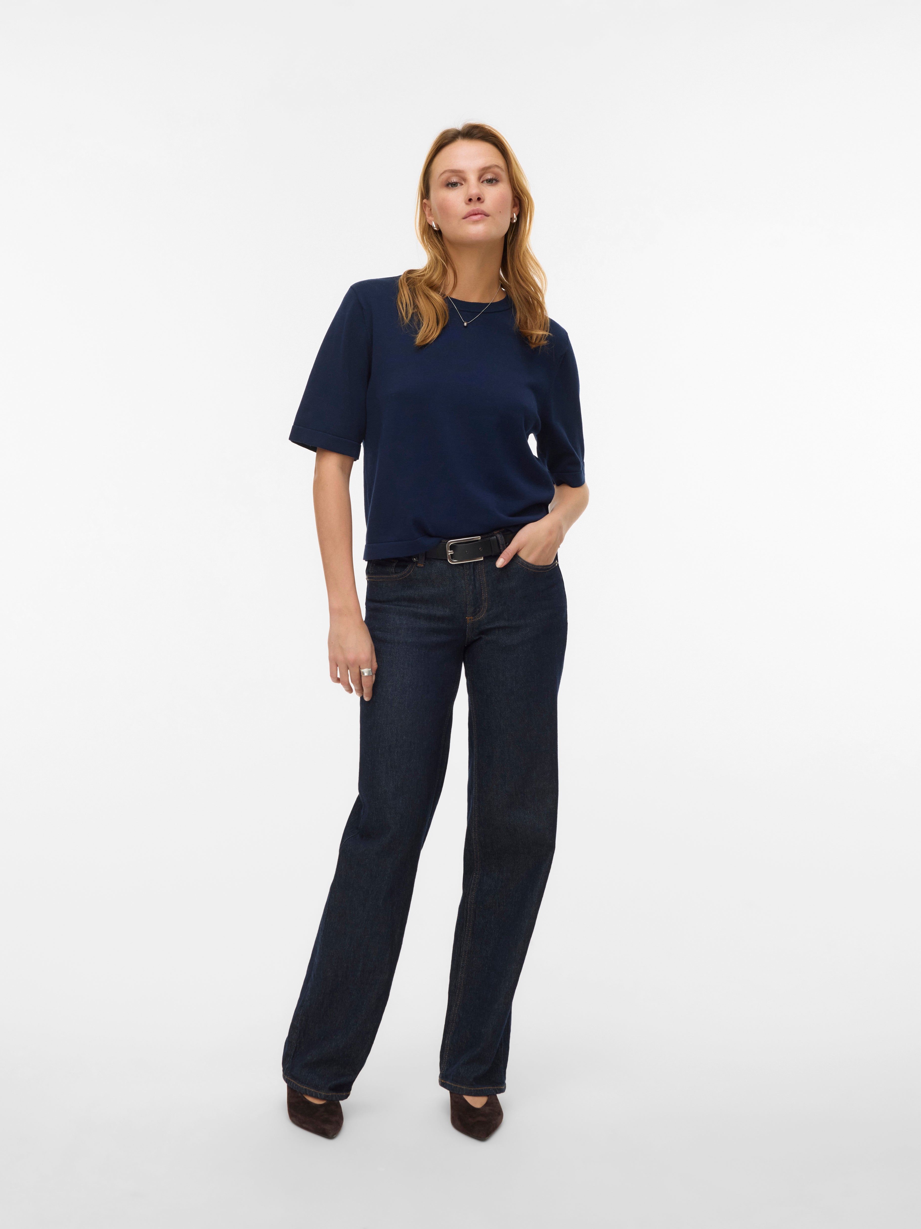VERO MODA® VMSILJE Knitted pullover