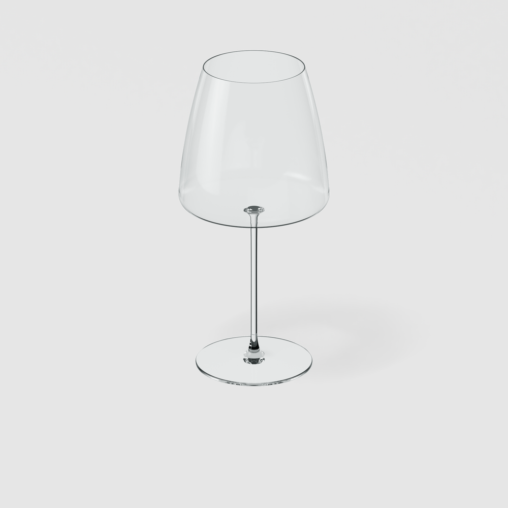 MetroChic Red wine glass - Clear, 6.8 oz, crystal glass