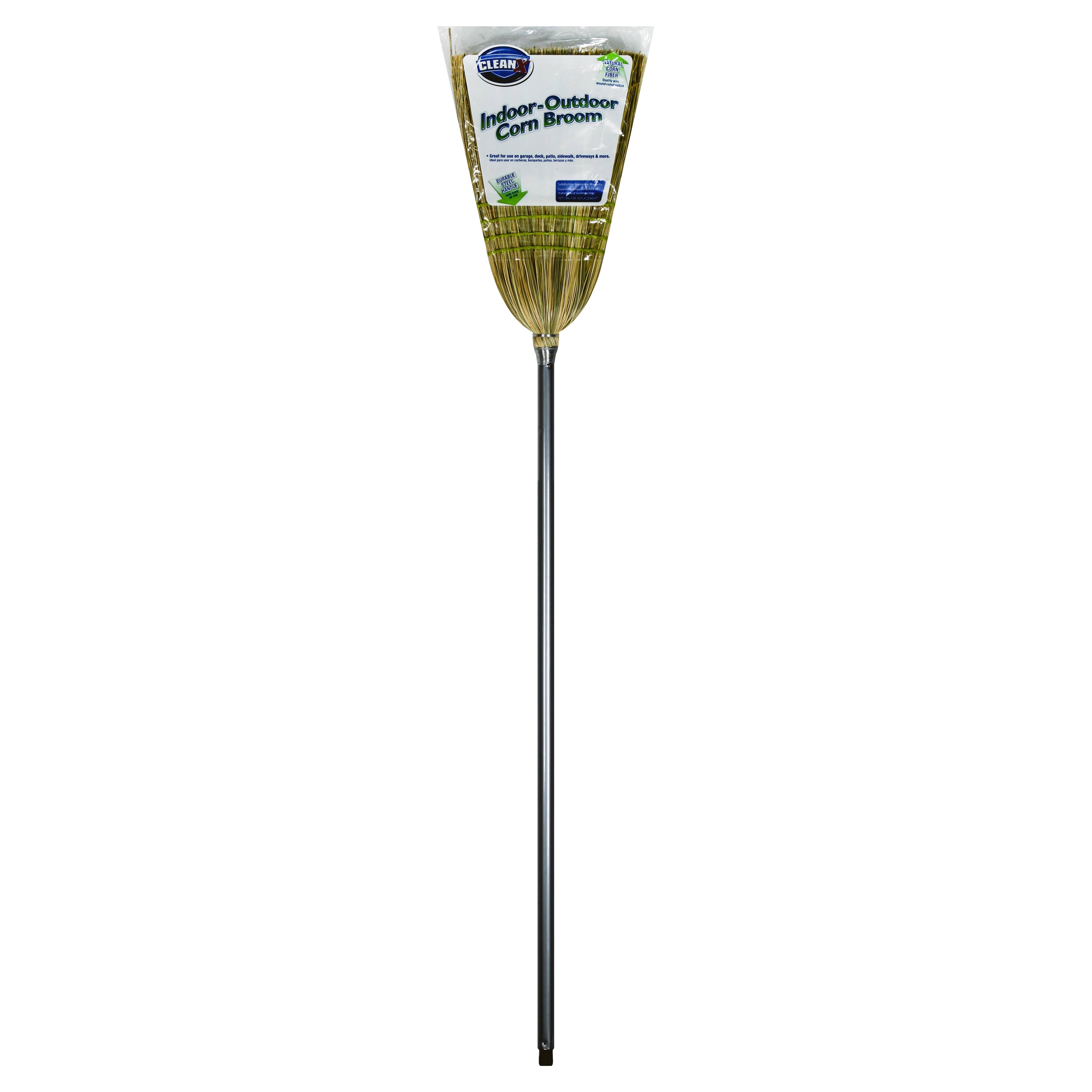 Clean X Broom, Corn, Indoor-Outdoor