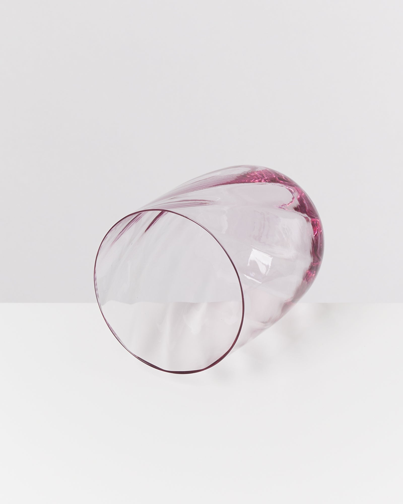 CALMA - LARGE GLASS SWIRL PURPLE
