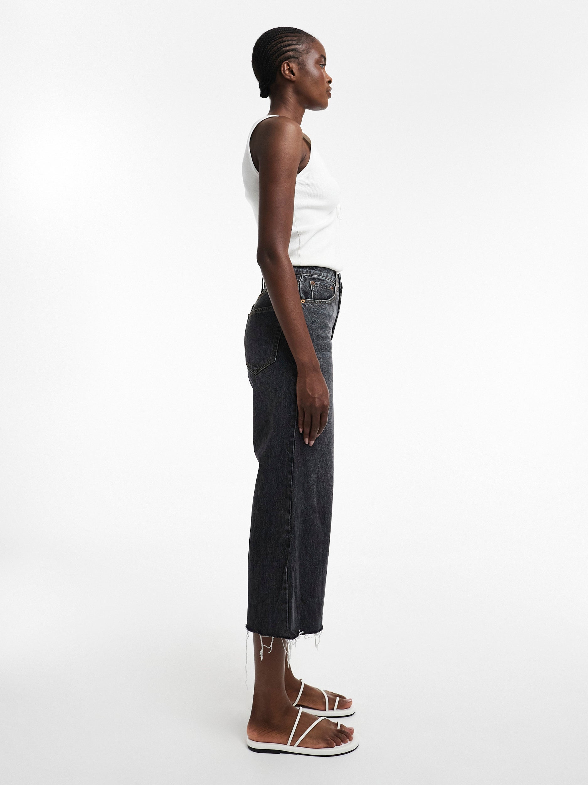 VERO MODA® TSVERA High rise Wide Fit - Cropped Jeans