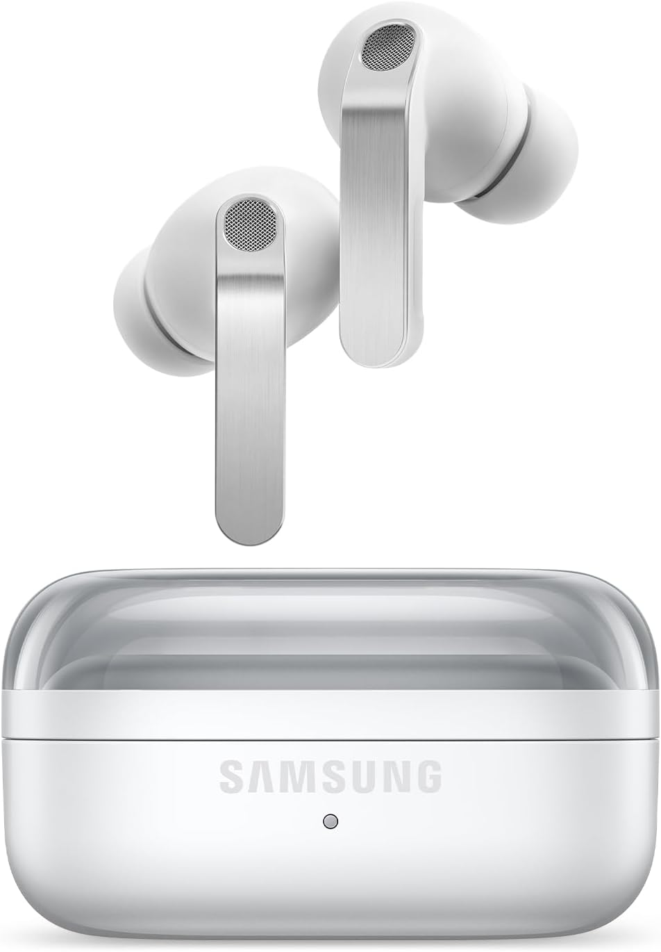 Samsung Galaxy Buds 4 Pro (2026) AI True Wireless Bluetooth Earbuds  Hi-Res Audio  2-Way Speaker  ANC 2.0  Optimized Comfort  IP57  Live Translation  White [US Version  2 Yr Warranty]