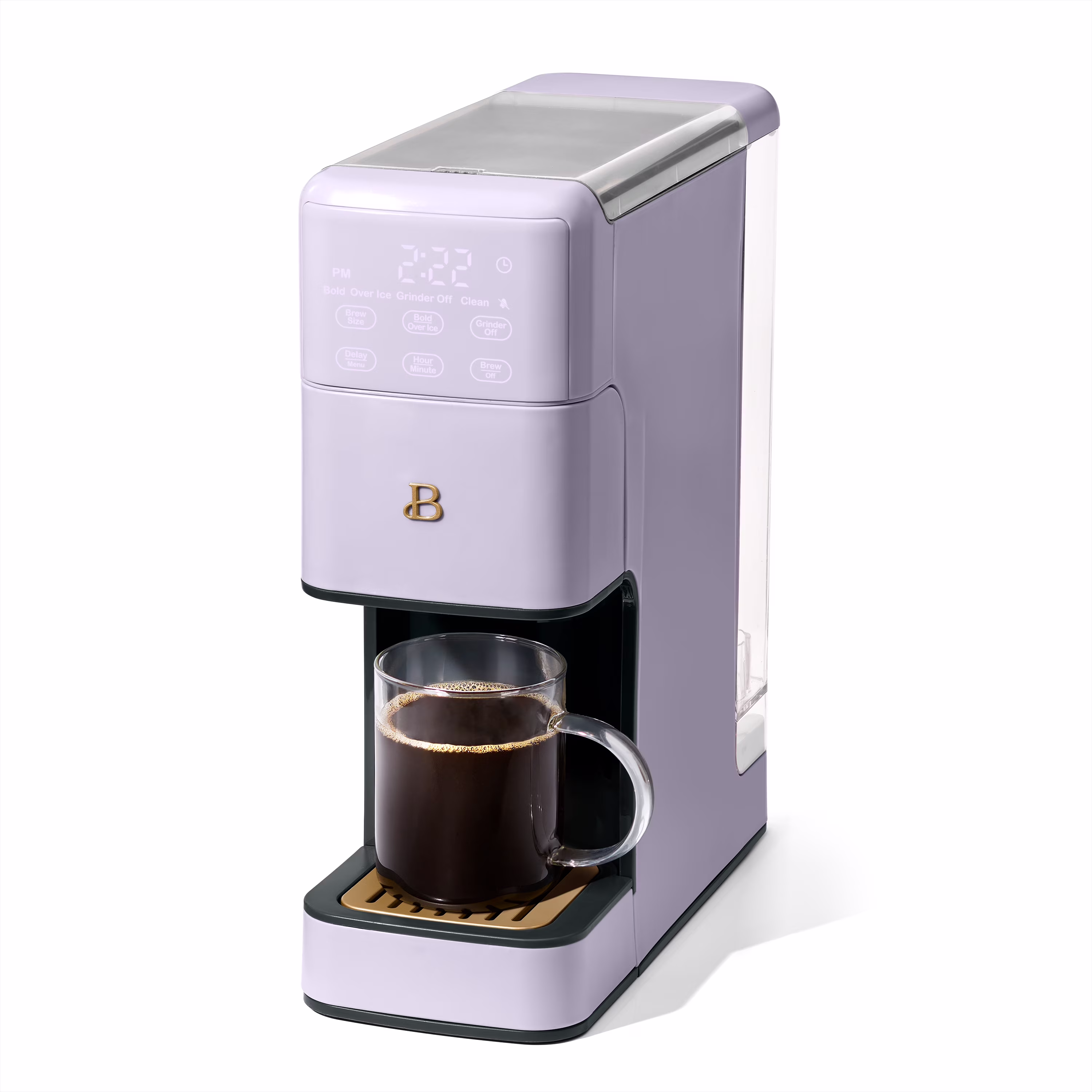 Perfect Grind�?Programmable Single Serve Coffee Maker, White Icing by Drew Barrymore(White Icing) - Image 3