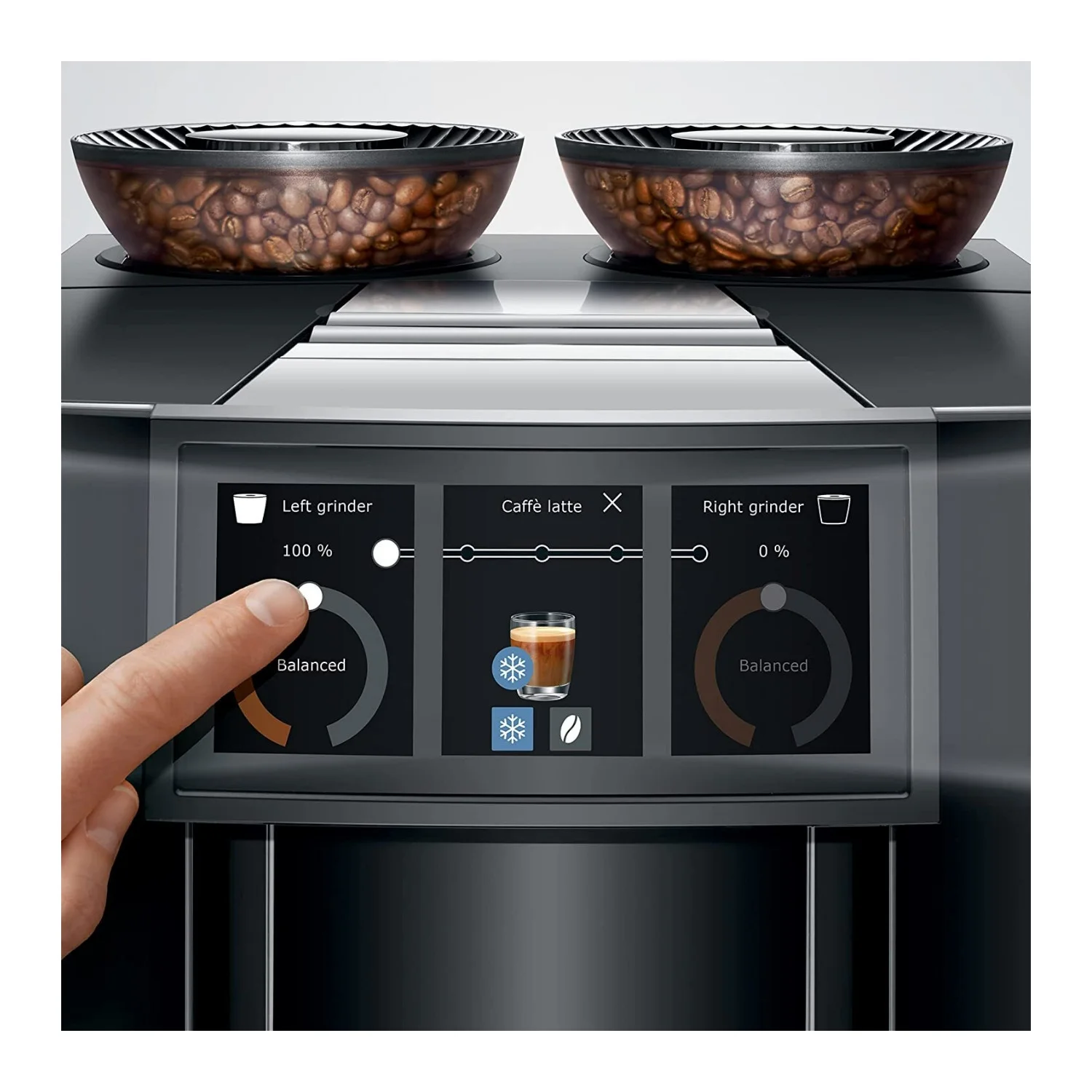 Jura GIGA 10 Automatic Coffee Machine | Diamond Black