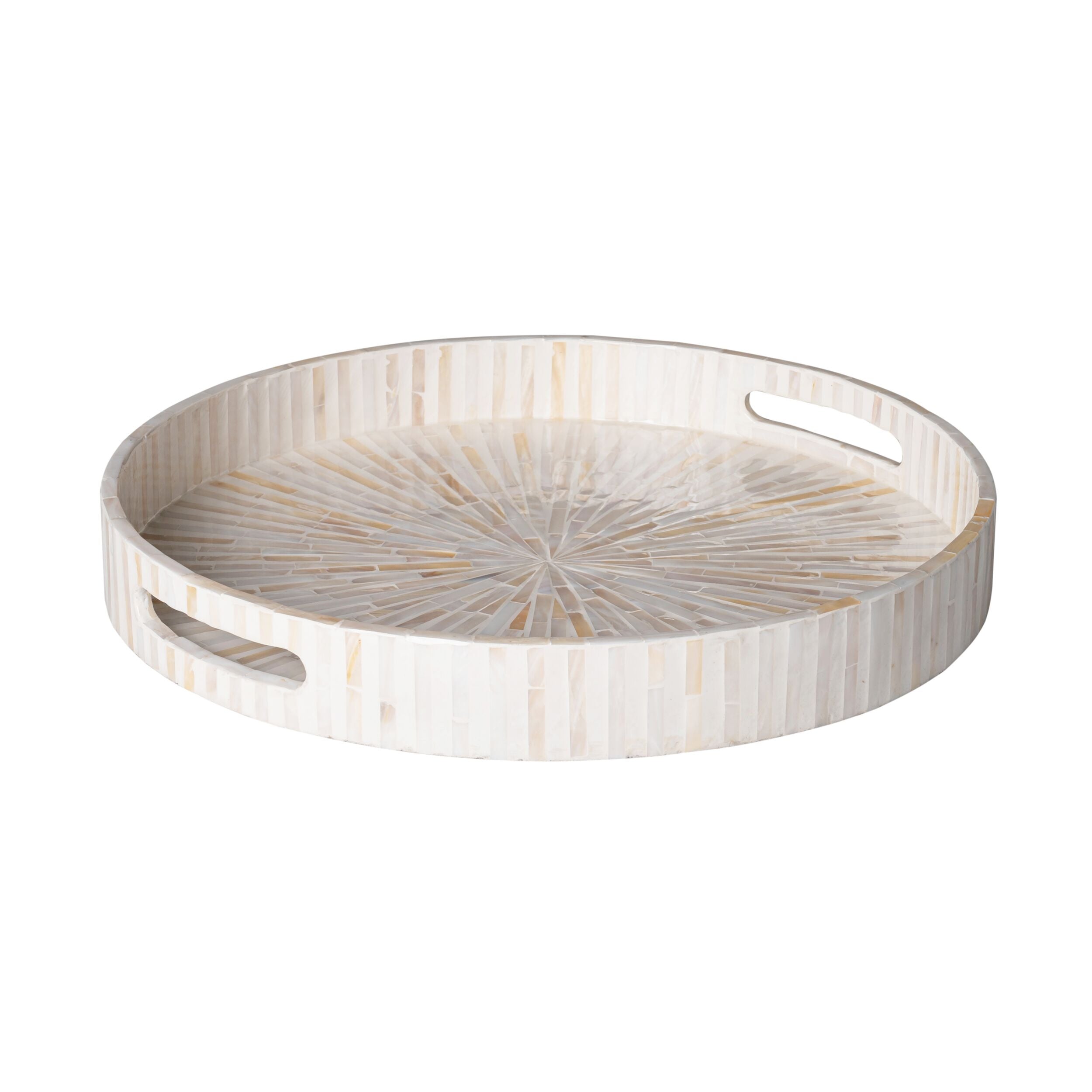 Samal Capiz Round Tray