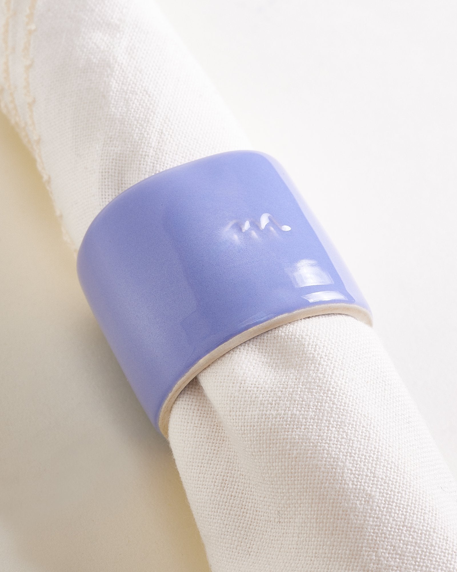 FARO - SET OF 4 NAPKIN RINGS PURPLE