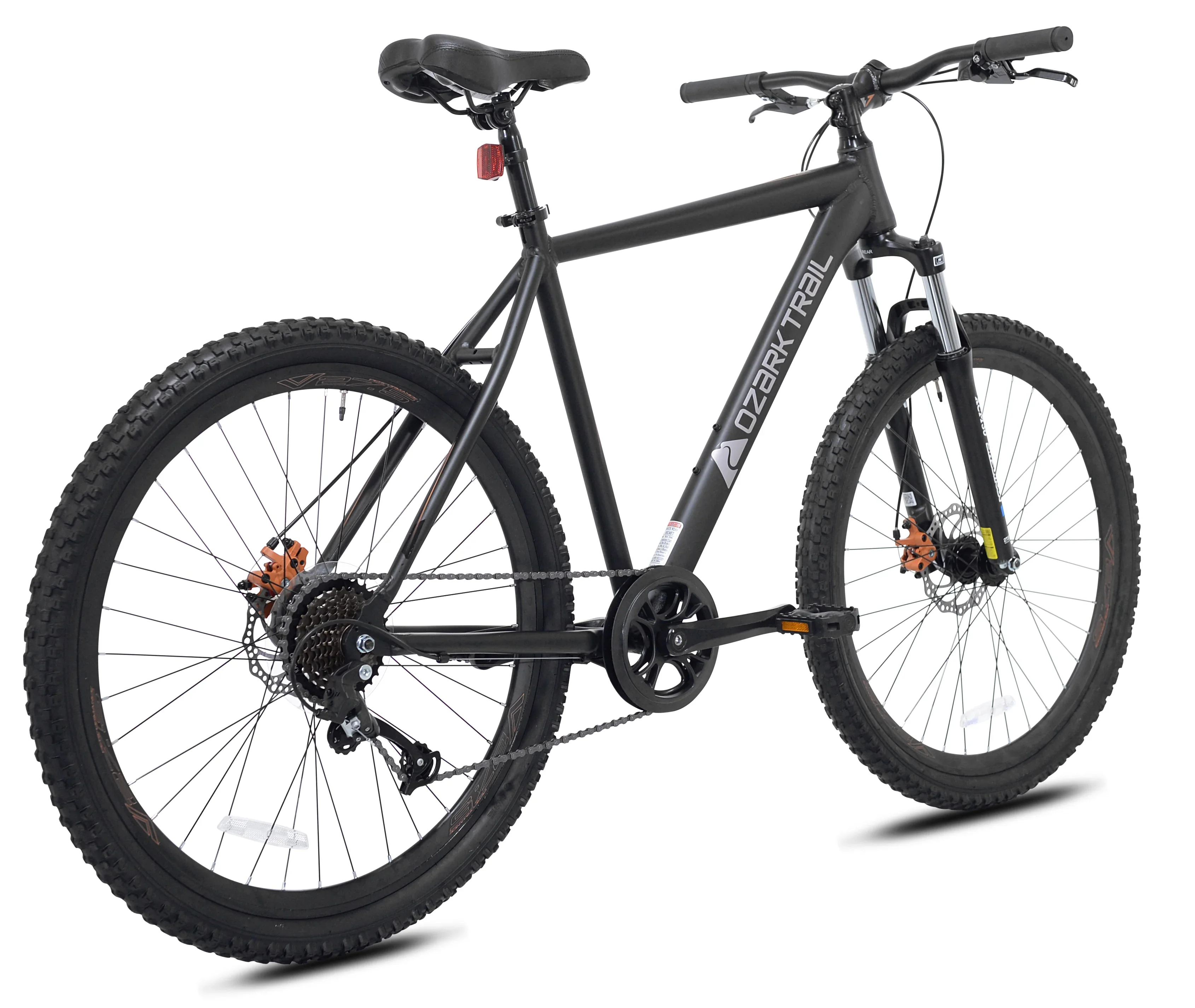 Ozark Trail 27.5 Vibe Mountain Bicycle, Small Frame, Fits Riders 5'0 - 5'6, Black, Adult, Unisex