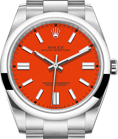 [Super Clone]R124300 Oyster-Perpetual Coral Red - New