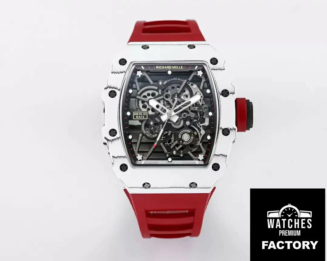 Richard Mille RM35-01 BBR Factory Red Fabric Strap
