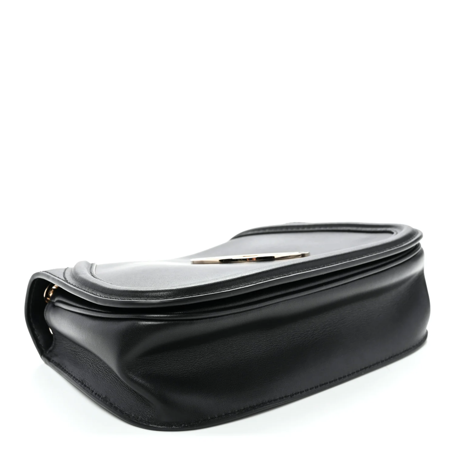 Calfskin Blondie Medium Shoulder Bag Black