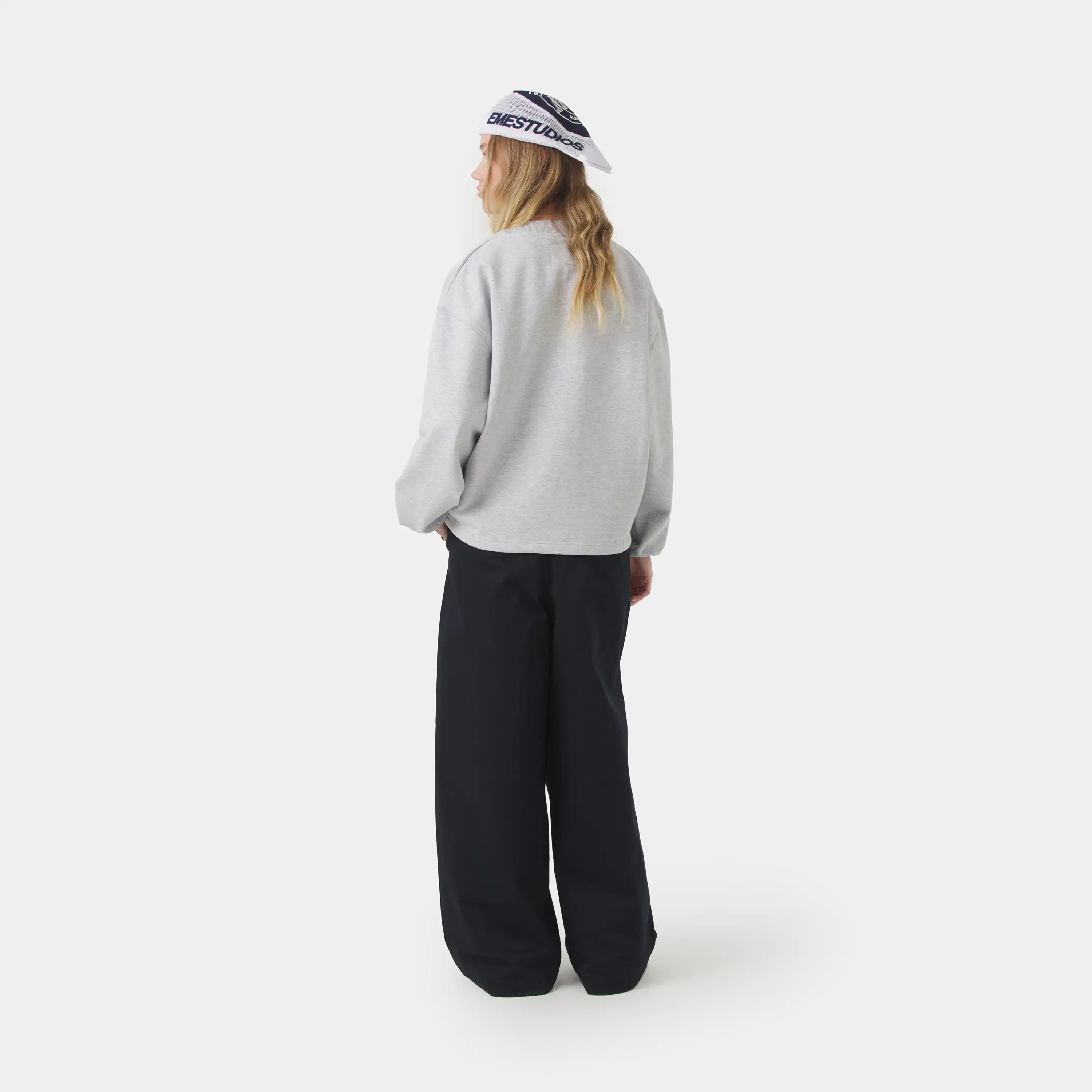 Chancellor Heather Grey Oversized Crewneck