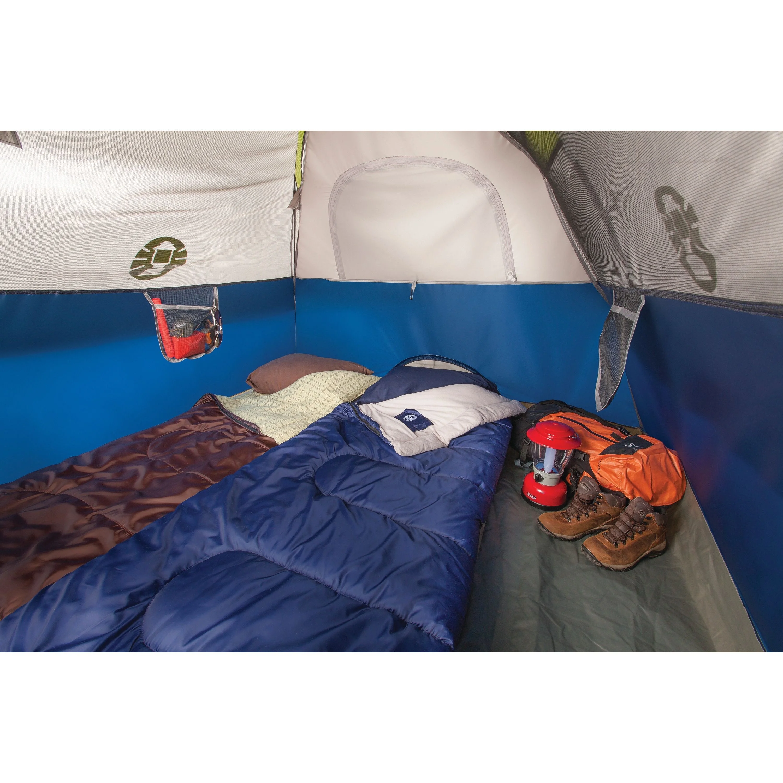 Coleman Sundome 4 - Person Camping Tent, 1 Room, Blue