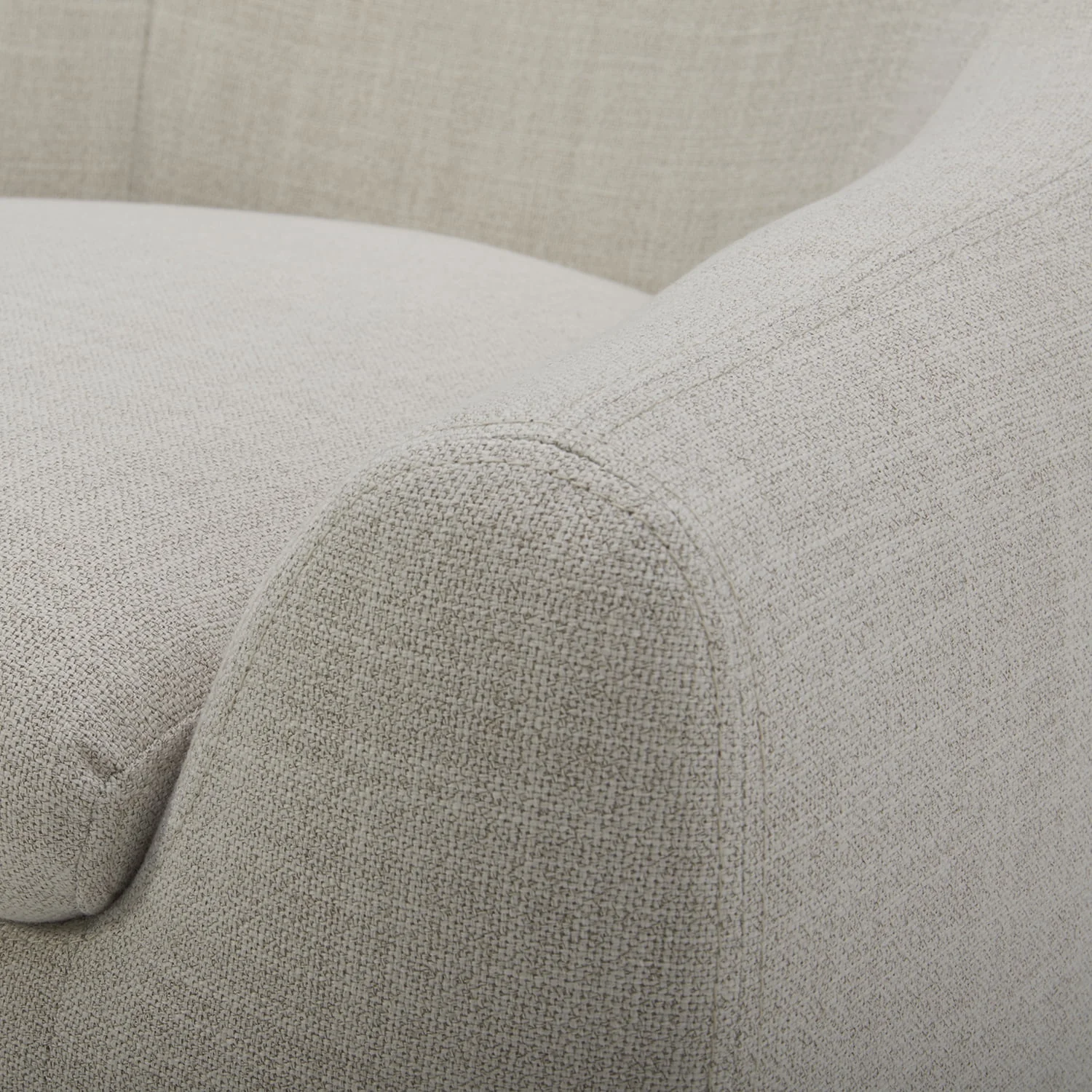 Better Homes & Gardens Emerson Curvy Accent Chair, Truffle Brown Boucle