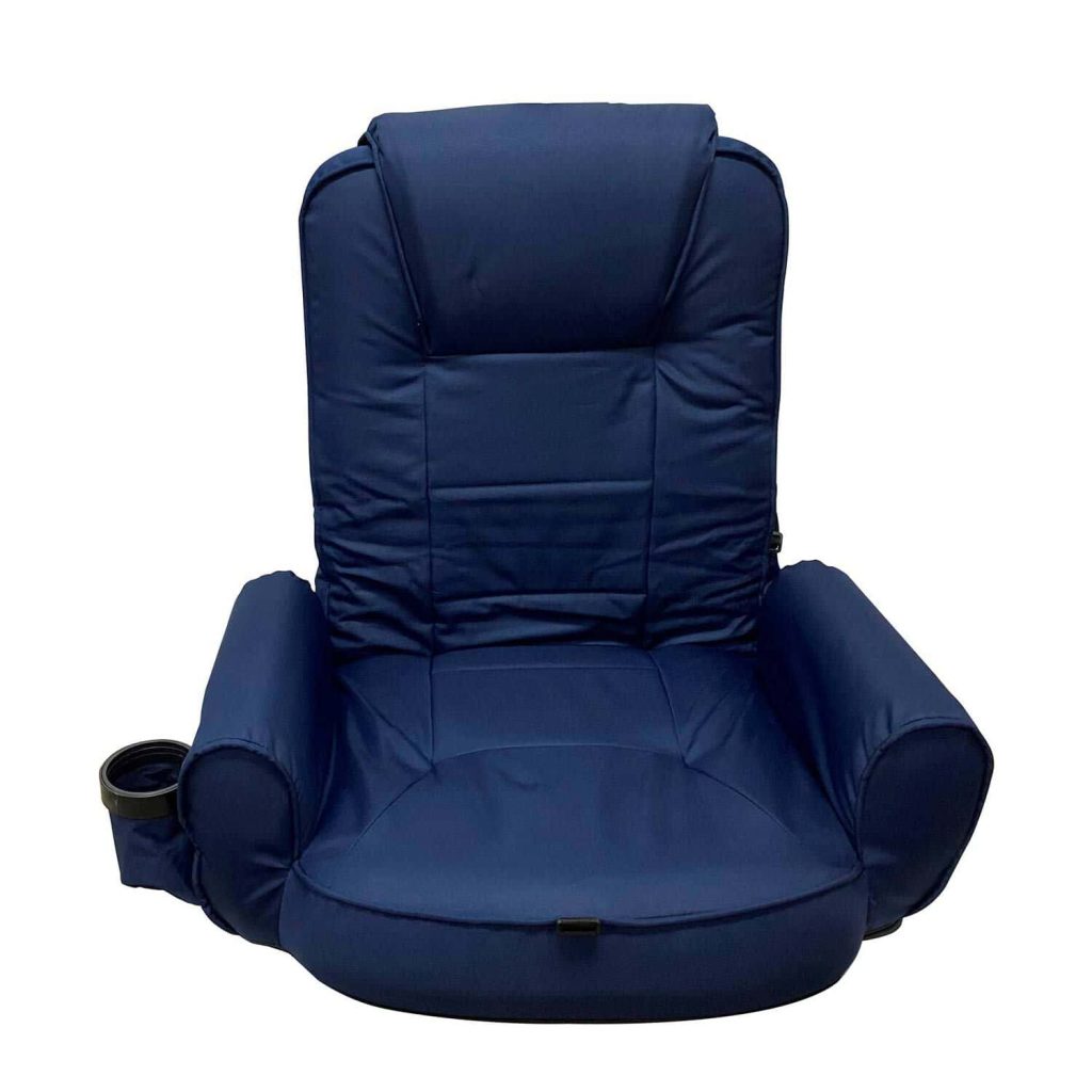 Siège portable à dossier haut WEST MARINE avec accoudoirs et poches, tissu résistant aux UV et déperlant