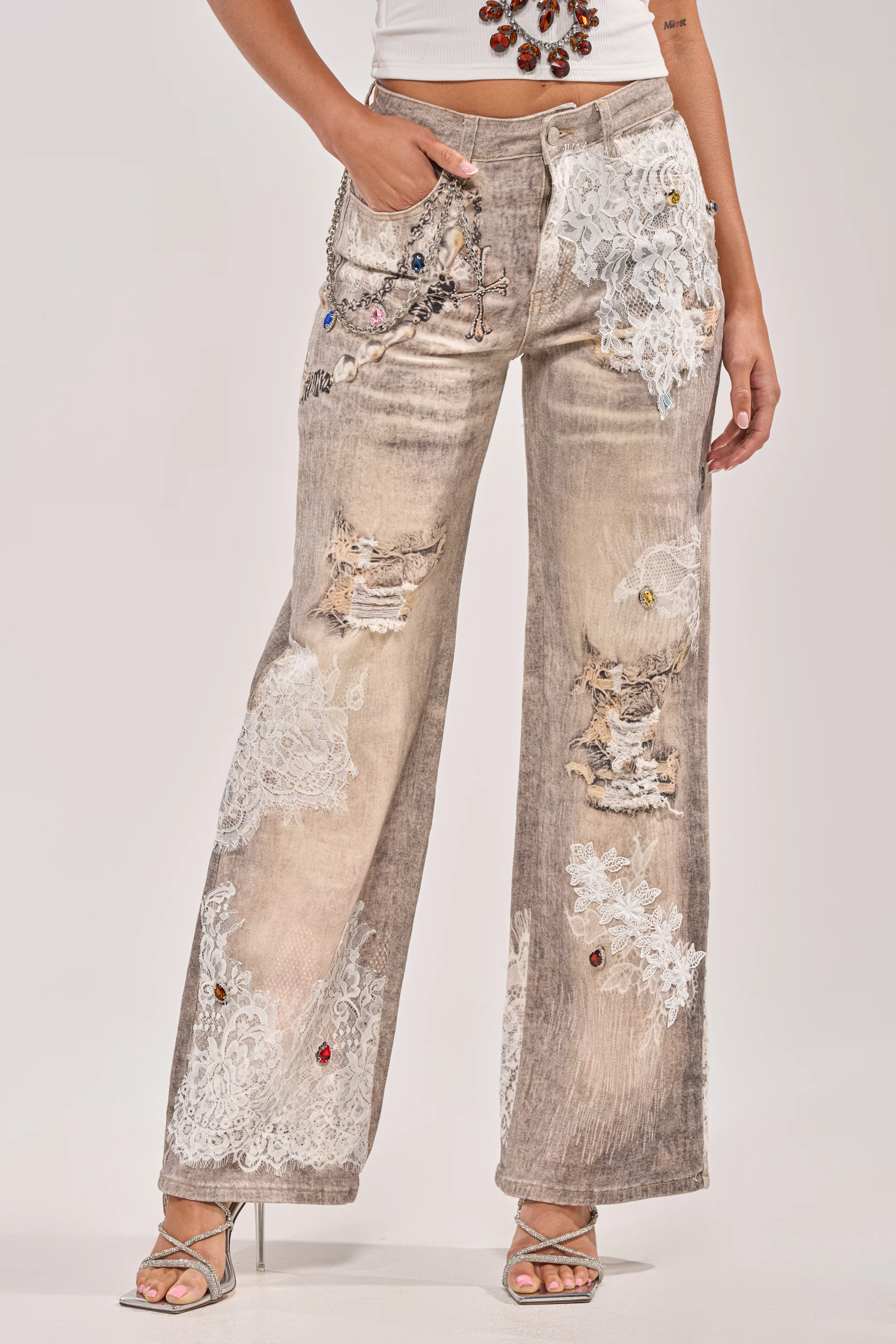 DONT MESS WITH ME RELAXED DENIM - Akira Store