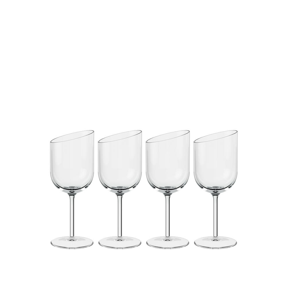 NewMoon White wine glass - Clear, 4.1 oz, crystal glass