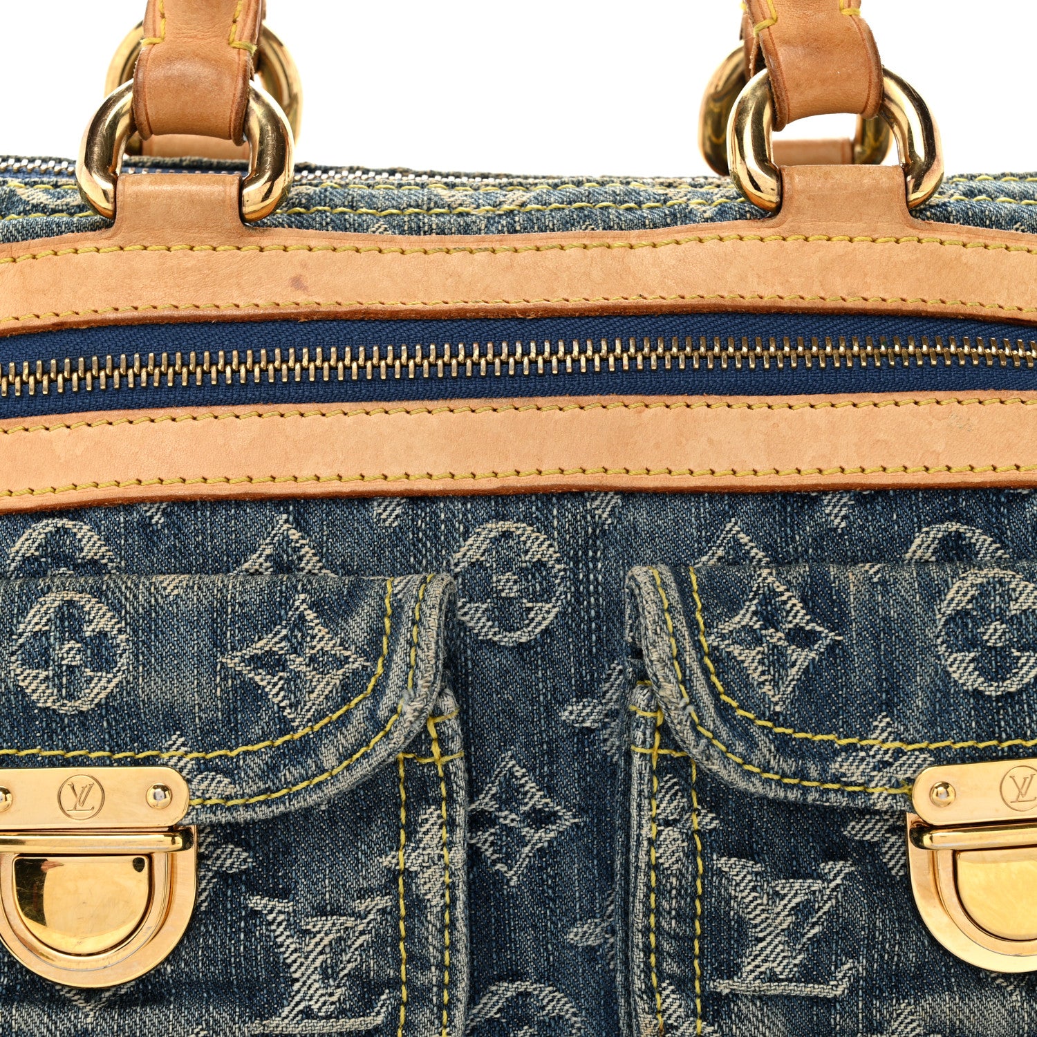 Monogram Denim Neo Speedy Blue