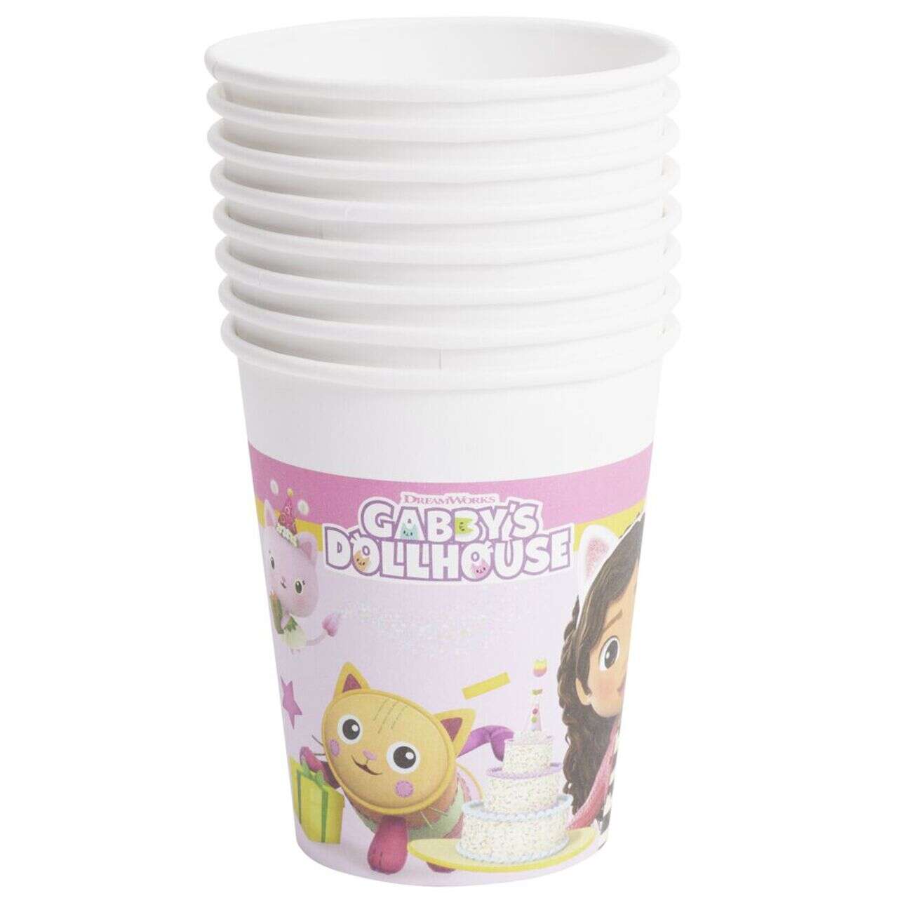 Gobelet carton x8 Gabby's Dollhouse 20cl