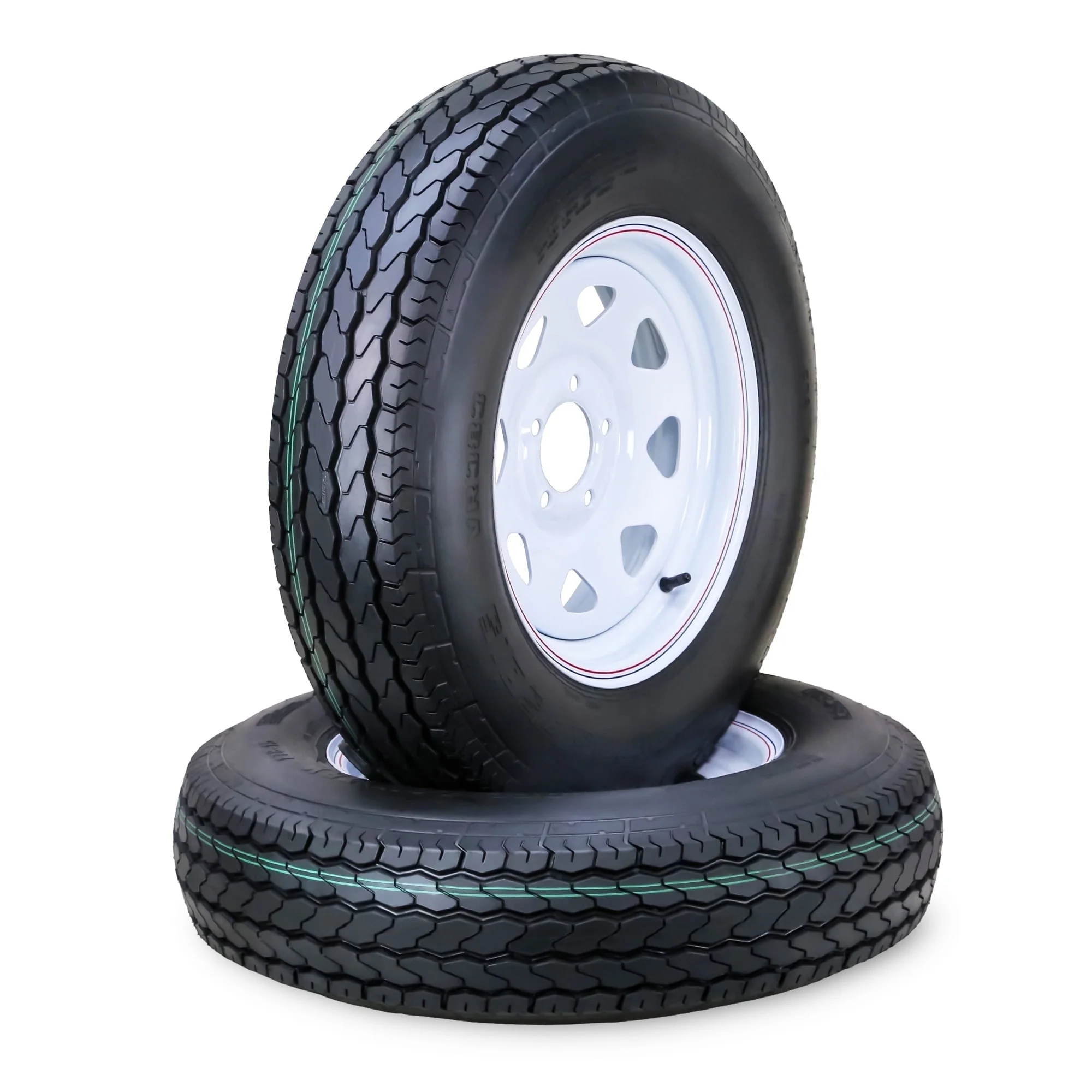 Free Country Trailer Tire Wheel Assembly ST205/75D15 6 - Ply C 101 L 5 Lug on 5
