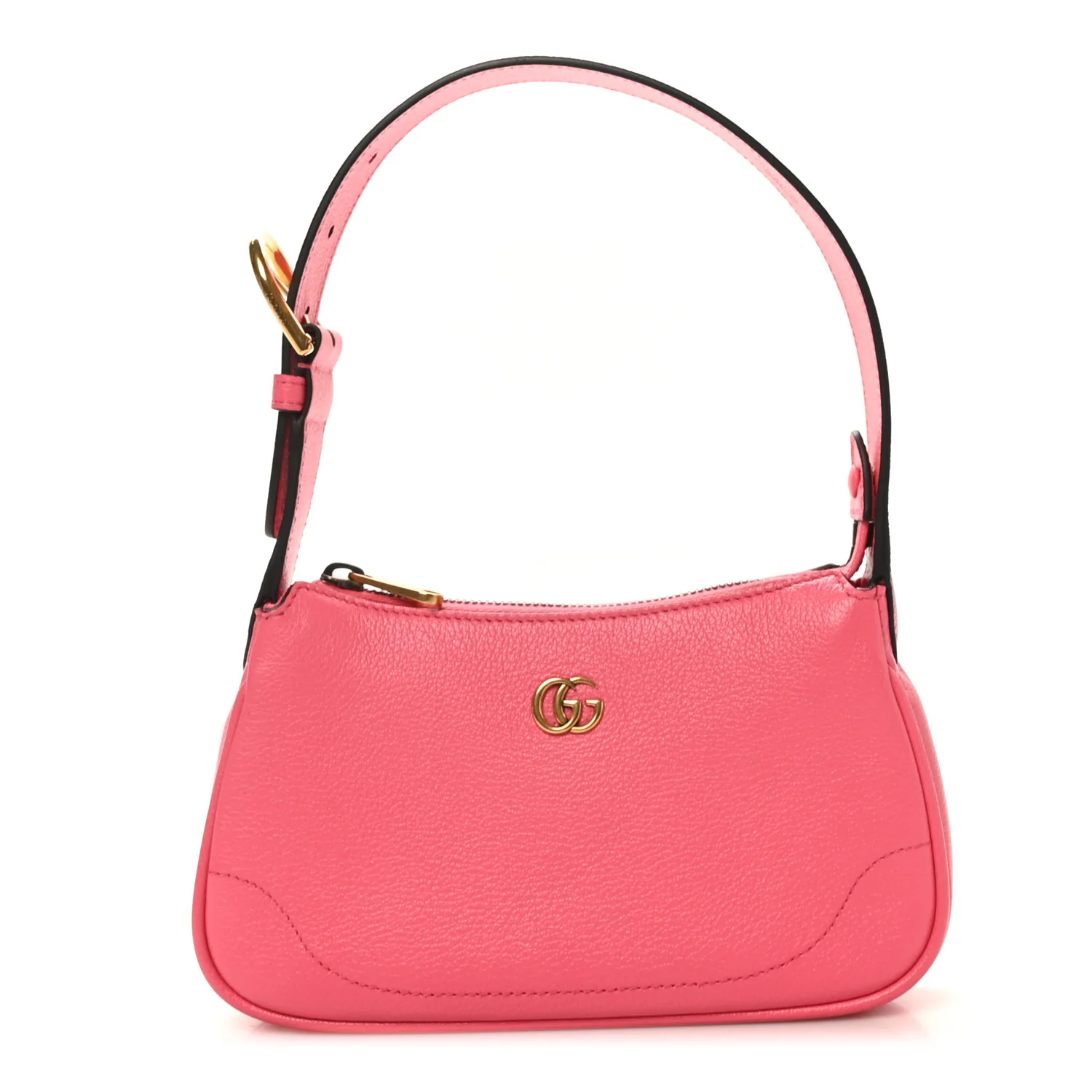 Goatskin Mini Aphrodite Shoulder Bag Rhodamine Pink