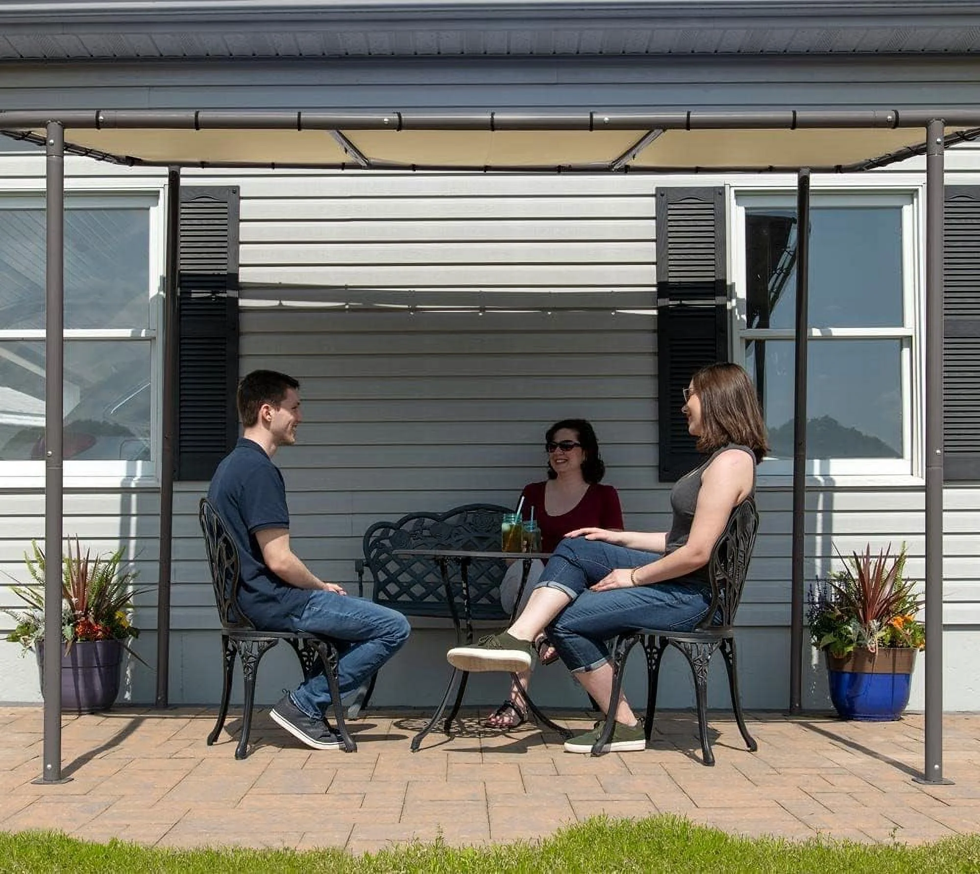 10' x 6' Outdoor Solano Canopy, Water Resistant Image 7