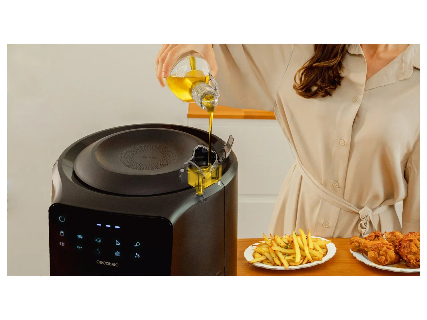 Cecotec friteuse  air chaud Cecofry Rain 3300, 1550 W