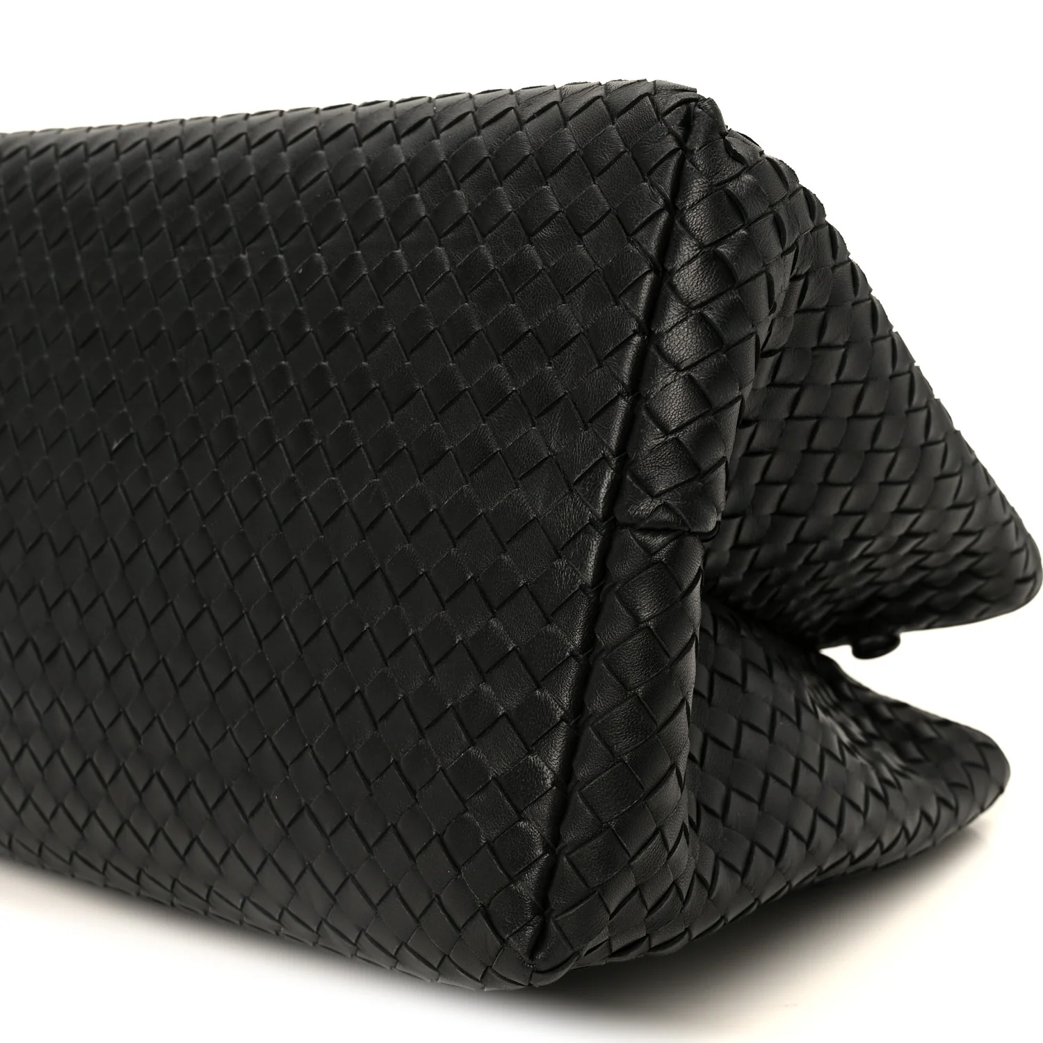 Nappa Intrecciato Large Roma Tote Black