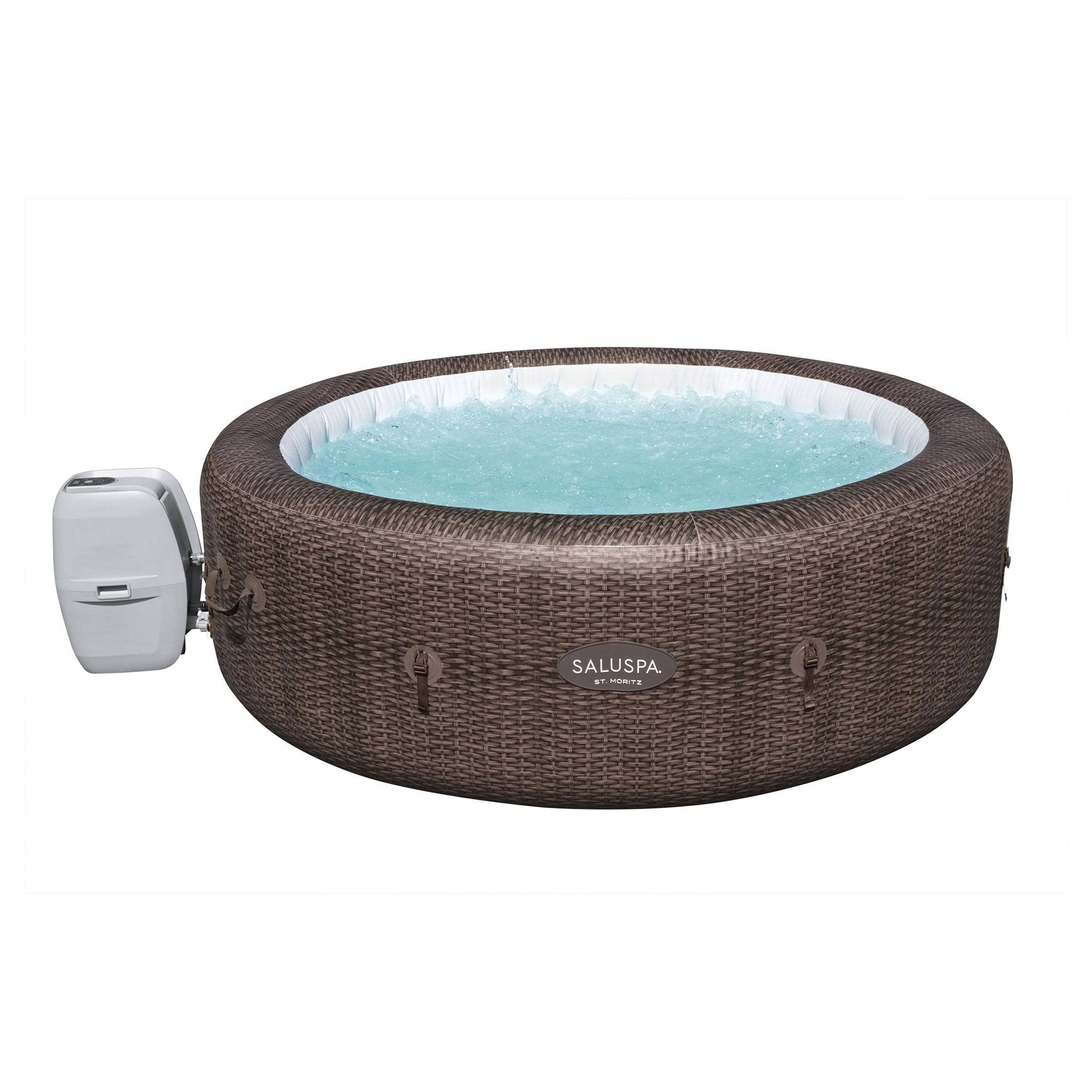 Bestway SaluSpa St Moritz 85 inch x 28 inch 7 Person Inflatable Airjet Hot Tub Spa