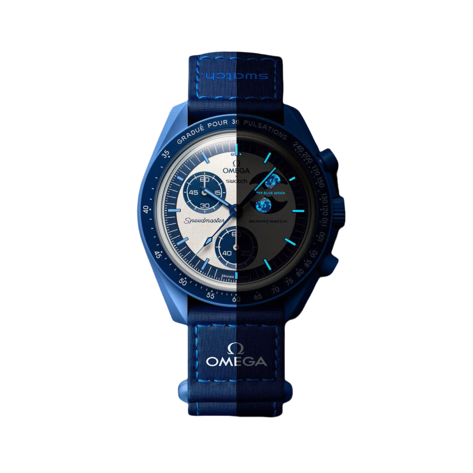 SWATCH x OMEGA 時計 MISSION TO THE SUPER BLUE MOONPHASE