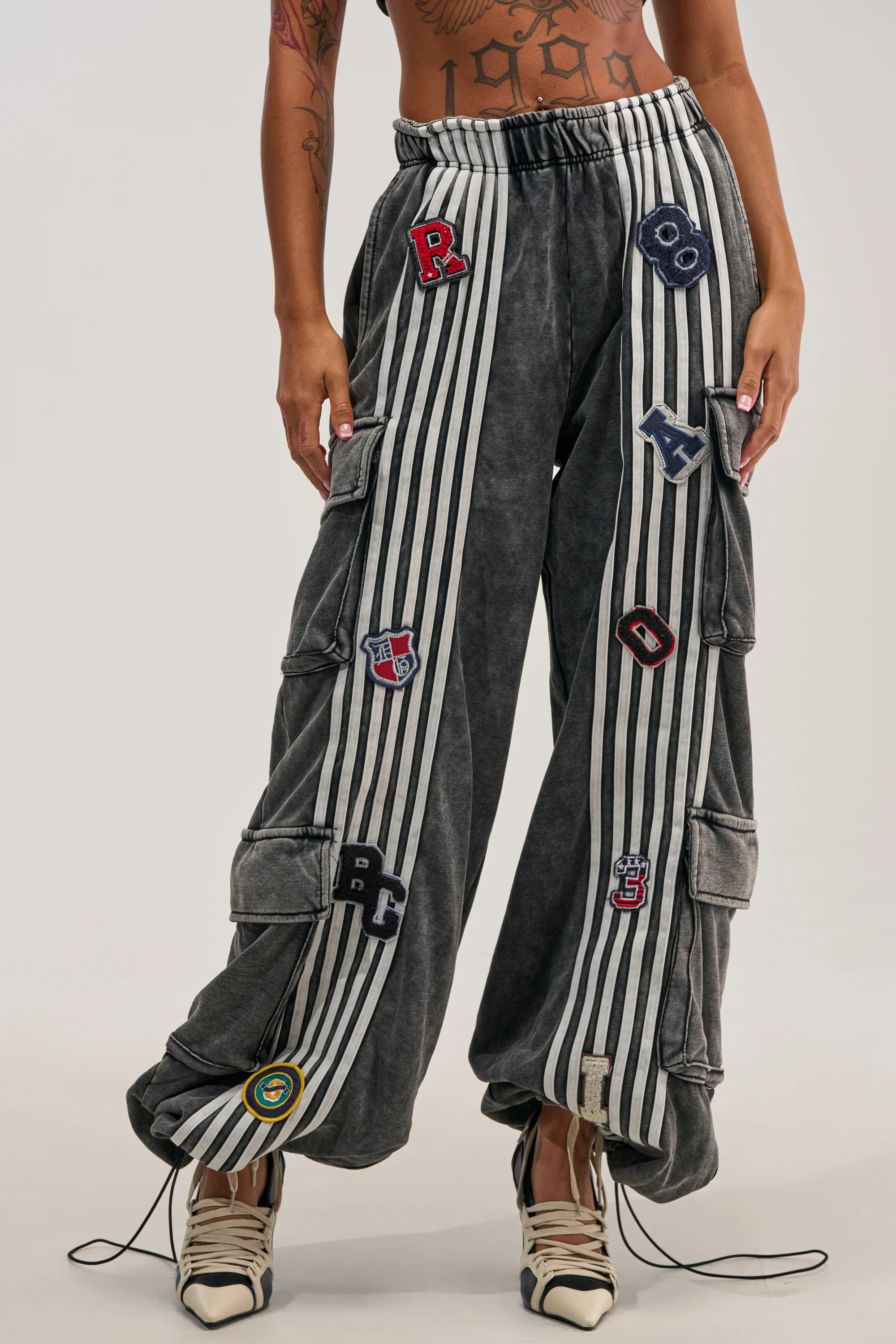 ROCK AND ROLL WIDE LEG JOGGER - Akira Store
