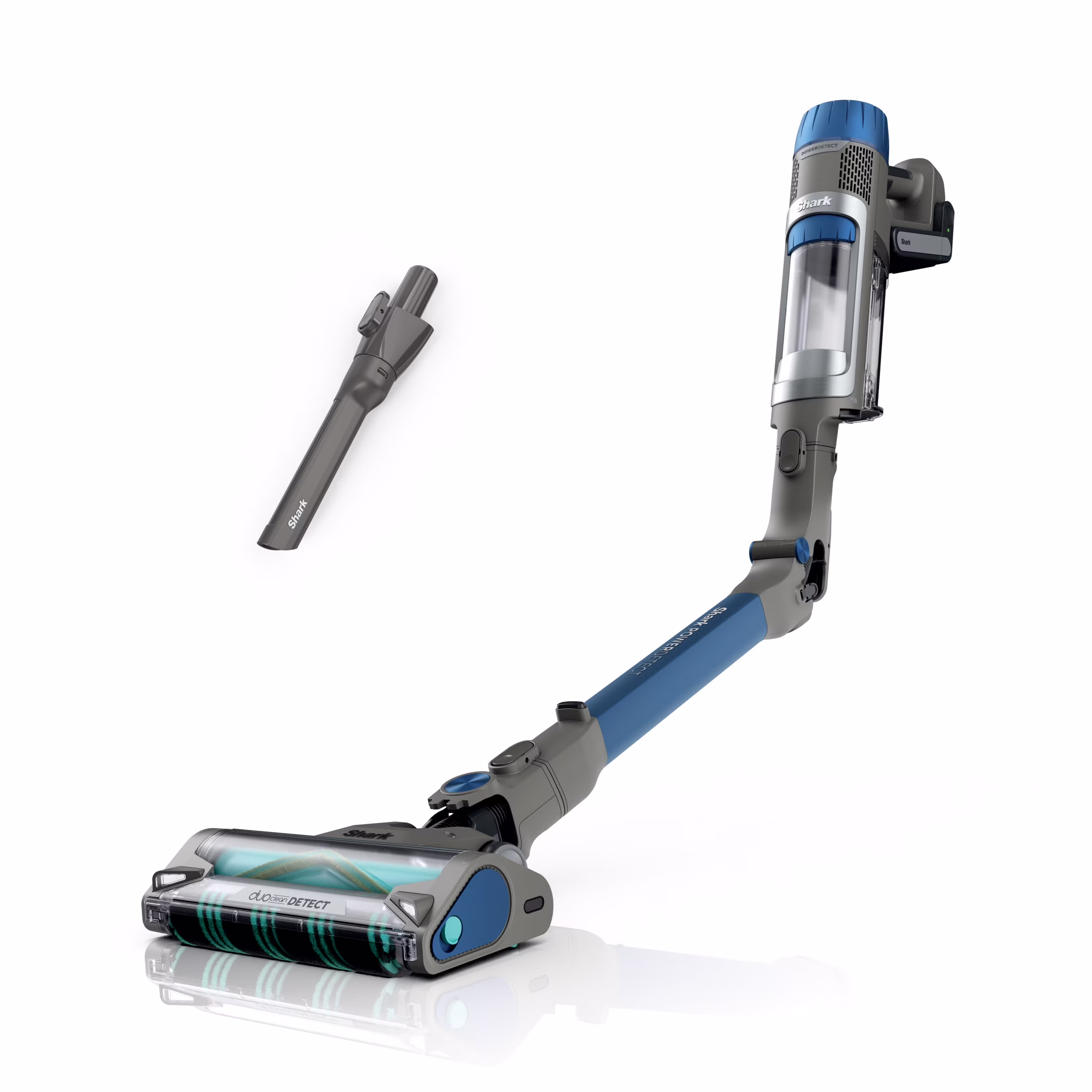 PowerDetect Cordless Stick Vacuum, Multi-Surface, with DuoClean Detect Nozzle and MultiFLEX Wand, Up to 60 Mins Runtime, IP1250 Blue(Blue)