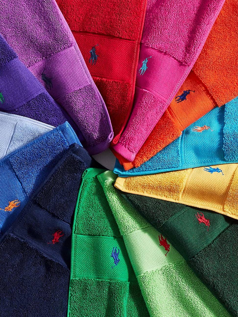 Ralph Lauren Polo Player Wash Towel - Carmel Pink