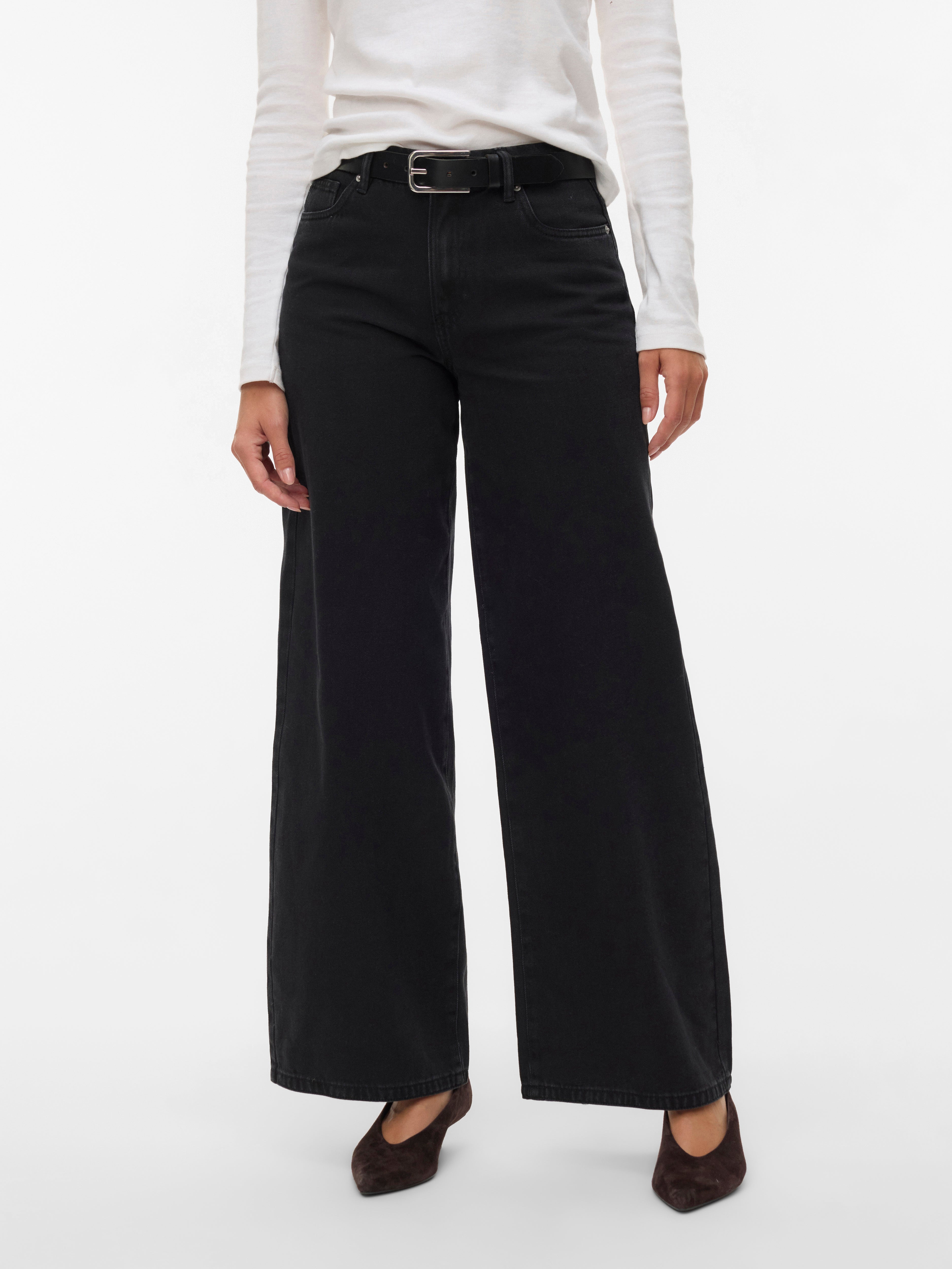 VERO MODA® VMREMY Mid rise Wide Leg Fit Jeans
