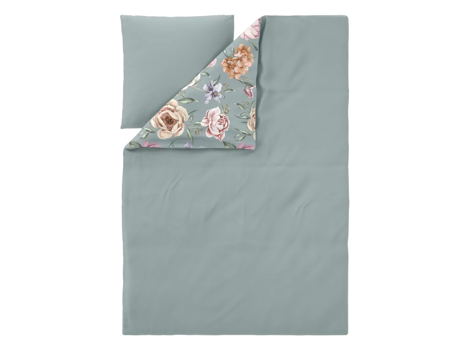 LIVARNO Parure de lit double face en satin microfibre, 140 x 200 cm