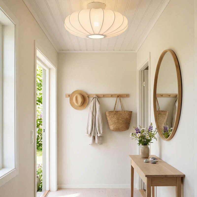 Mamsell plafond 45 cm hvit