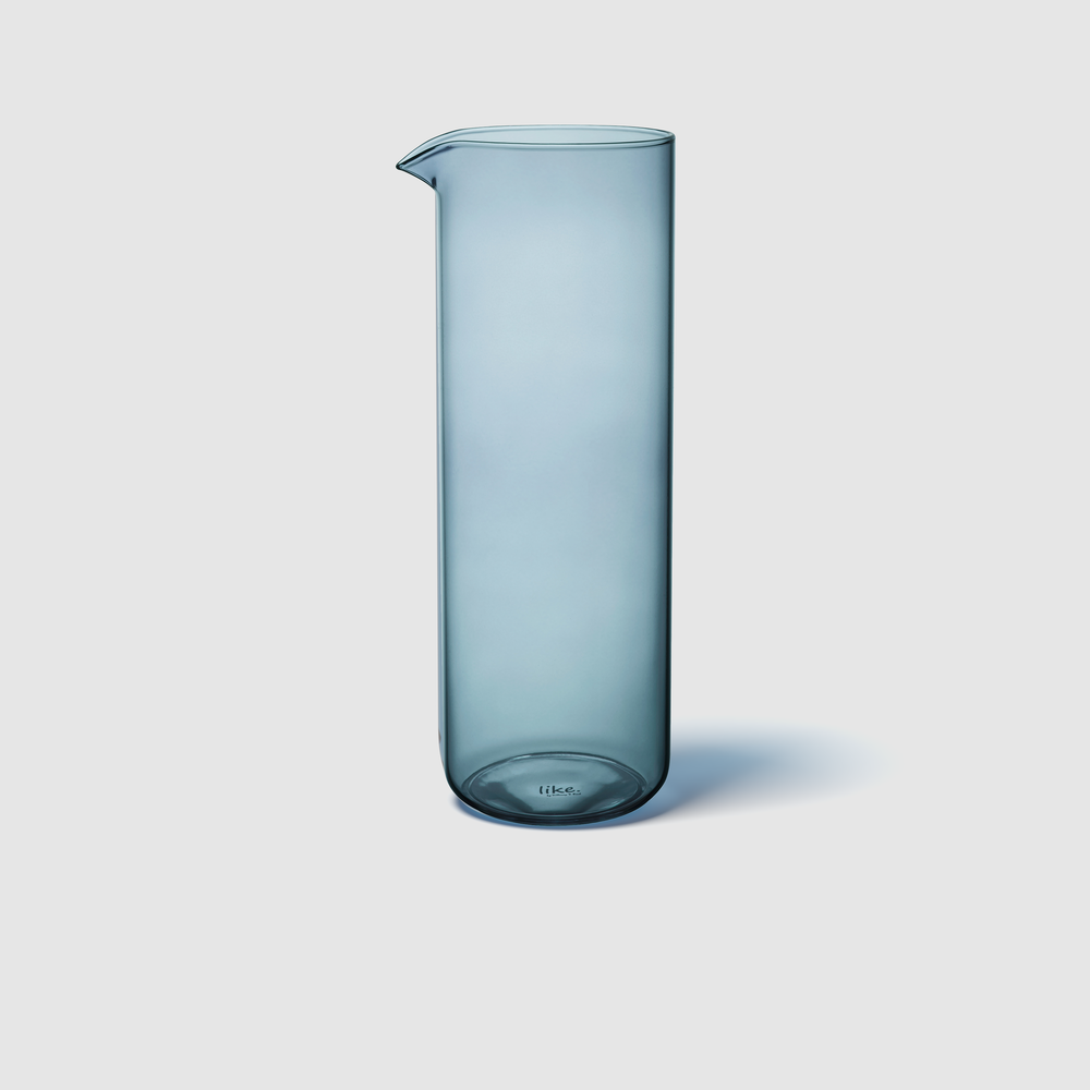 Like Glass Glass carafe - Blue, 33.9 oz, borosilicate glass