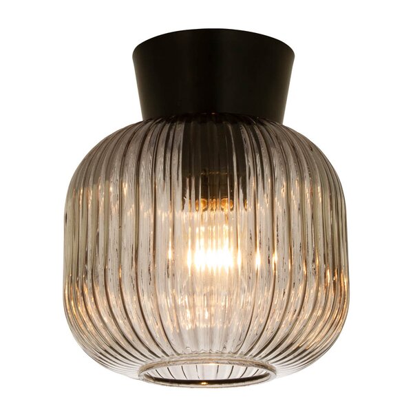 Vanja plafond 20 cm svart/røykfarget