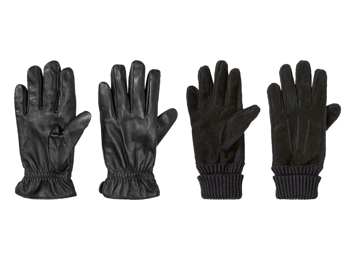 LIVERGY Gants en cuir homme