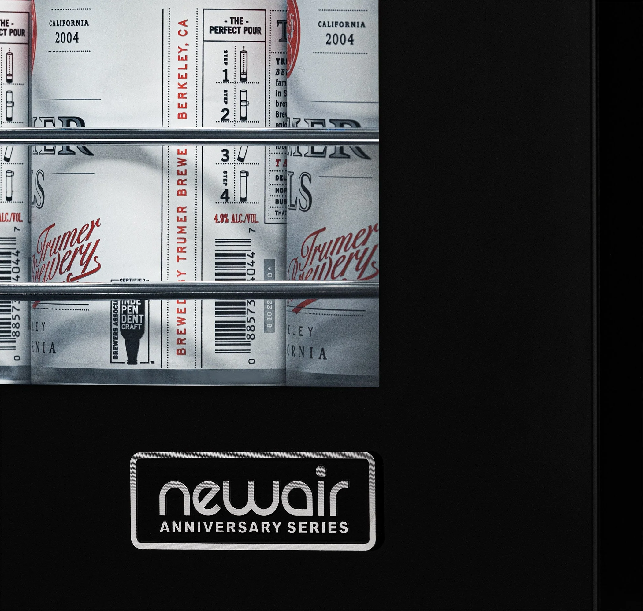 Newair Limited Edition 100-Can Anniversary Beverage Fridge - 16.93