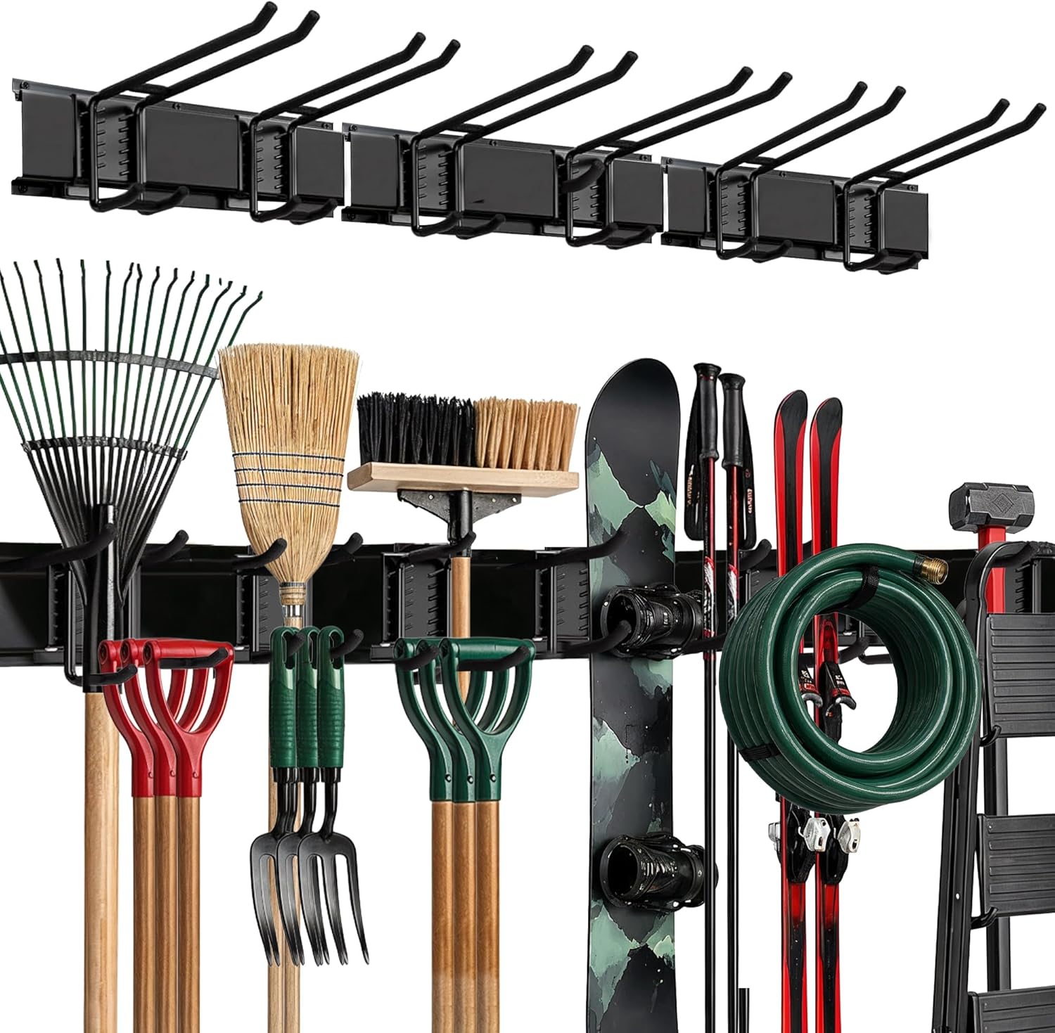 TIDYME Garage Wall Organizer, Shovel Holder Wall Mount, 48