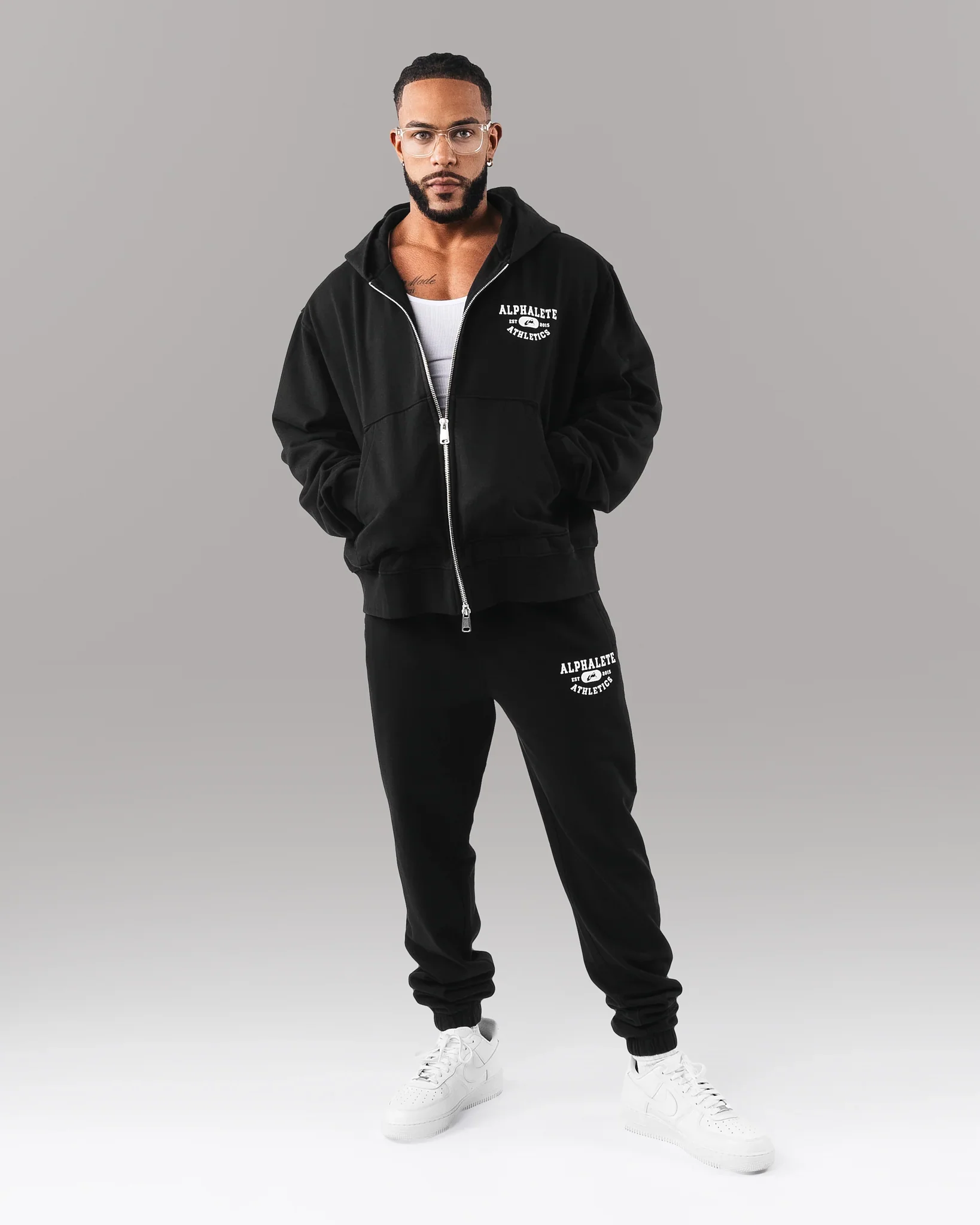 Member Vintage Zip Up - Black