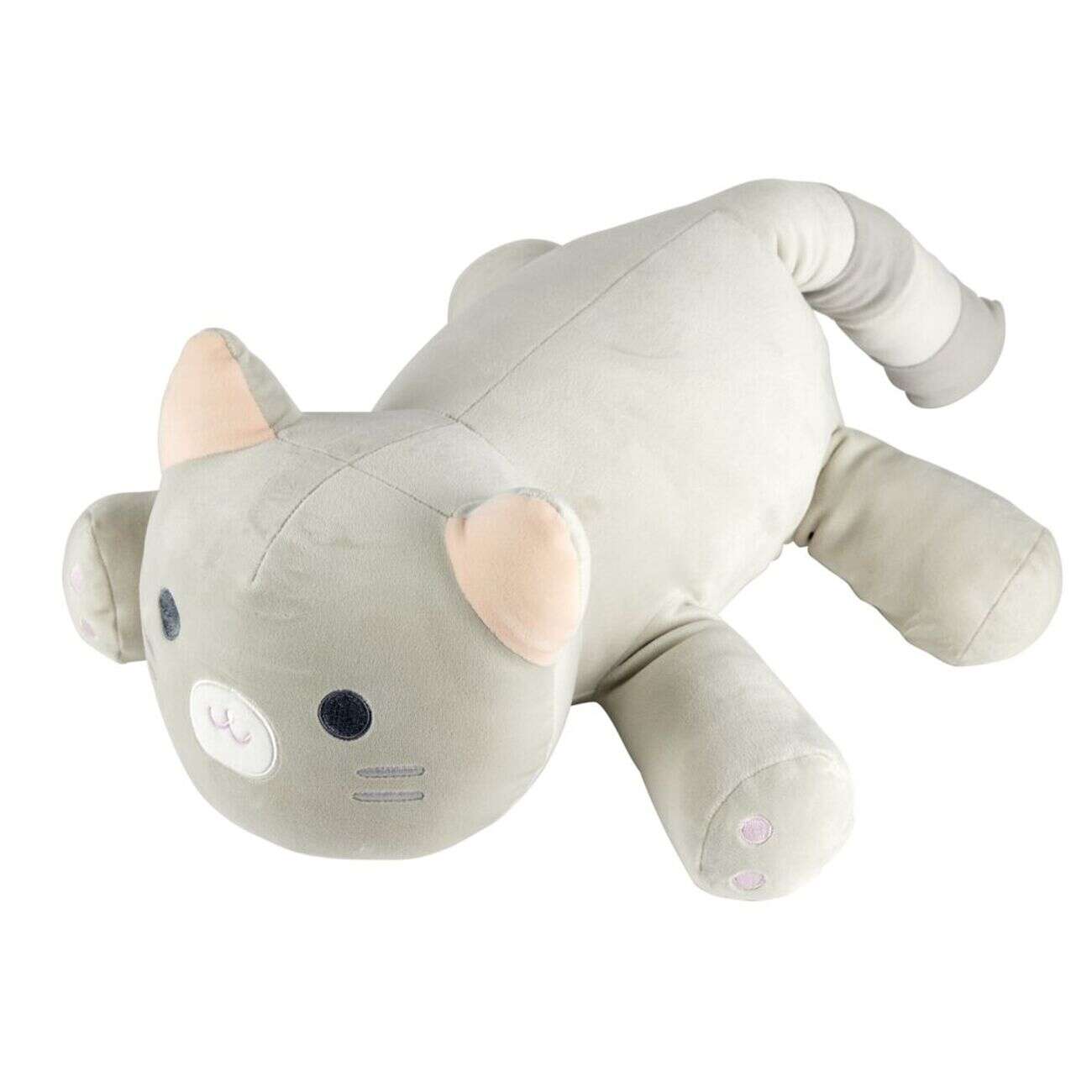 Peluche lestée animaux L43cm (3 modèles)