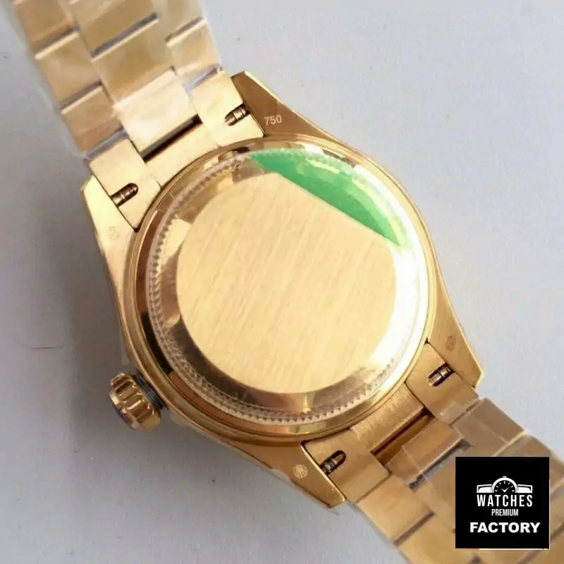 Rolex Lady Datejust 279138RBR 28MM Yellow Gold Champagne Dial
