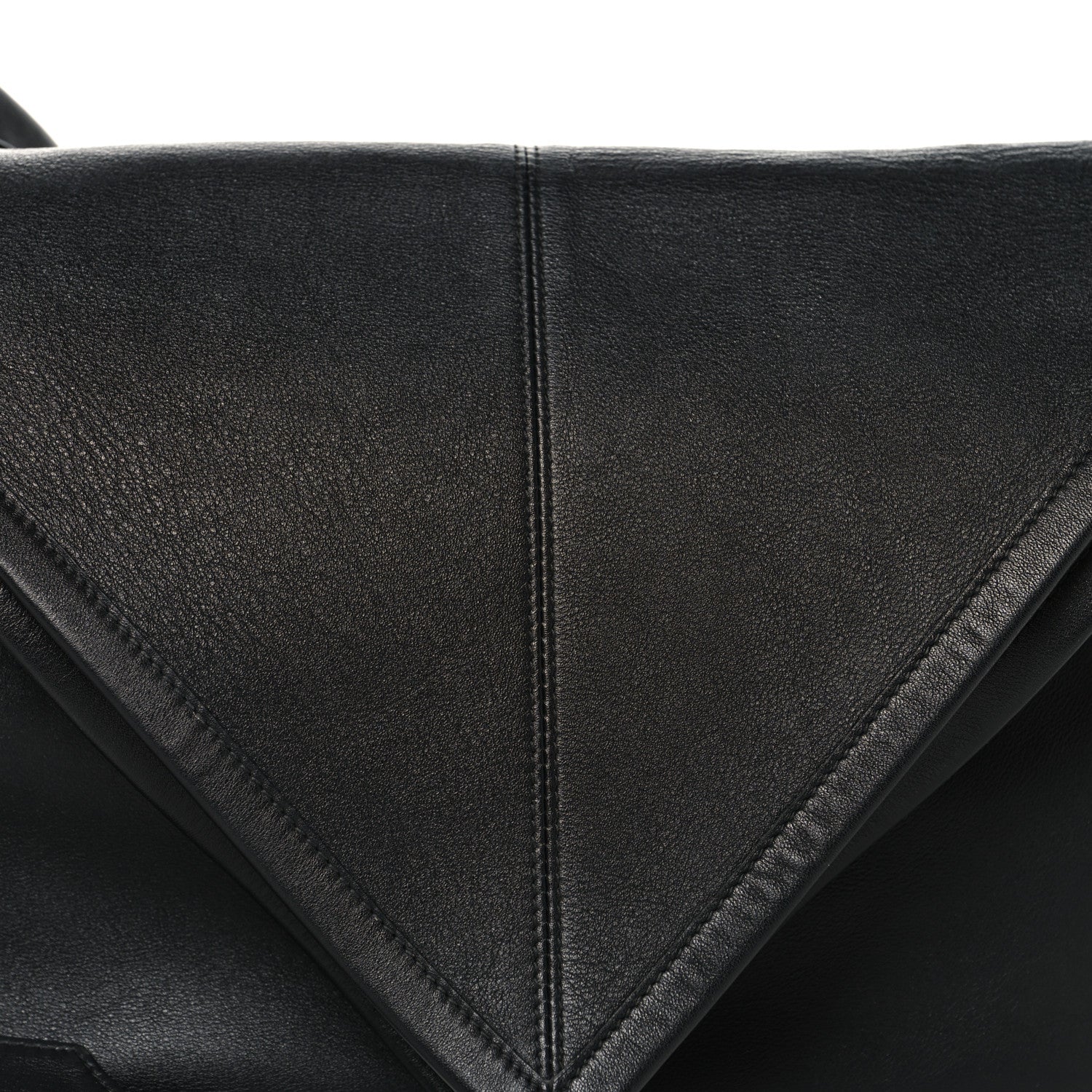 Silky Calfskin Medium Sawyer Messenger Bag Black