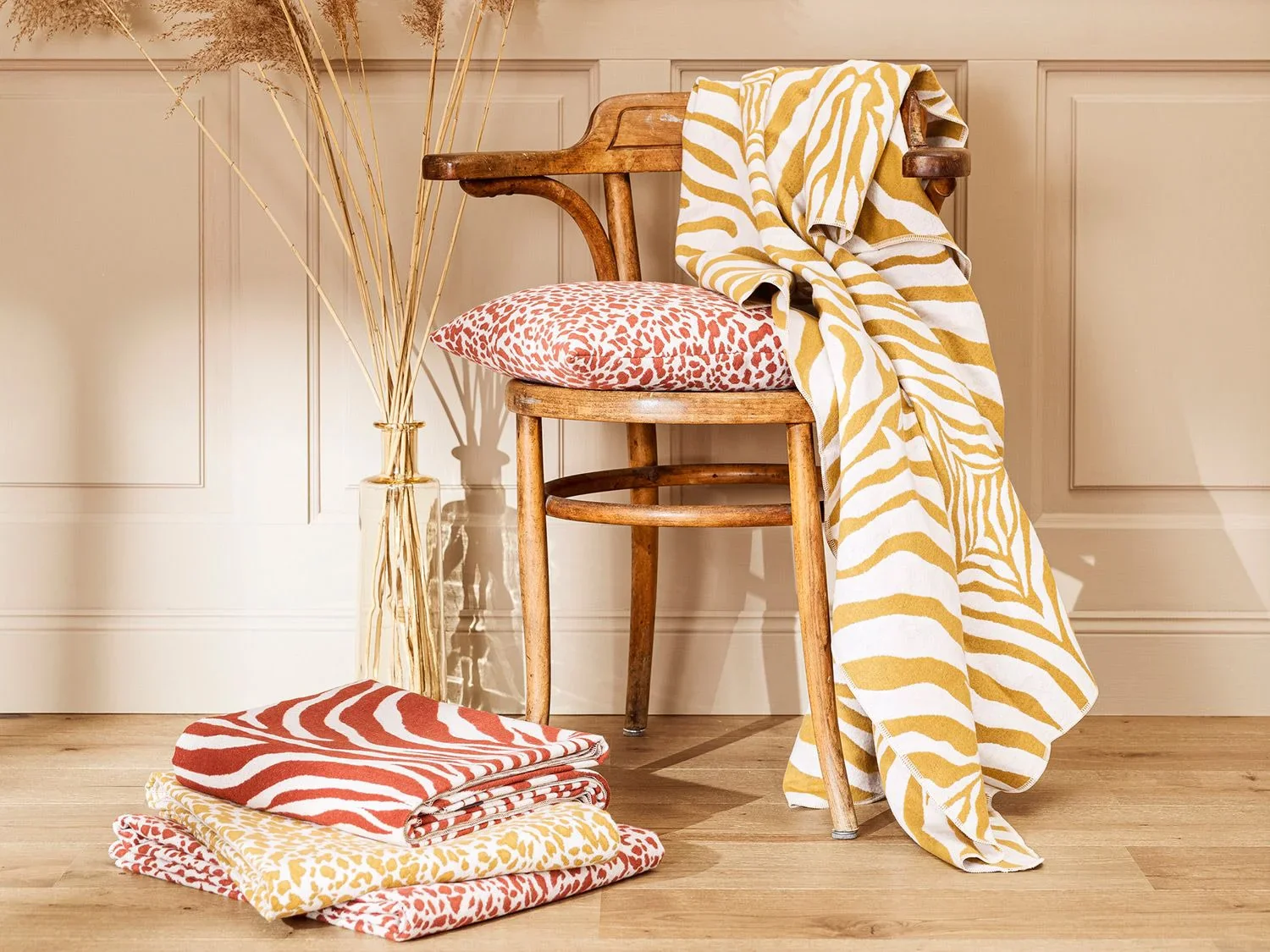 MAGMA Plaid LEOPARDO, 140 x 180 cm