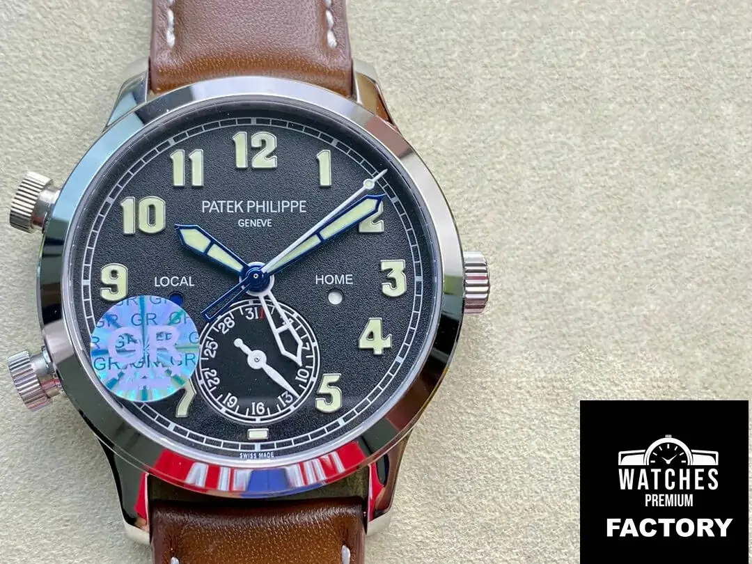 Patek Philippe Calatrava 5524G-001 GR Factory V2 Leather Strap