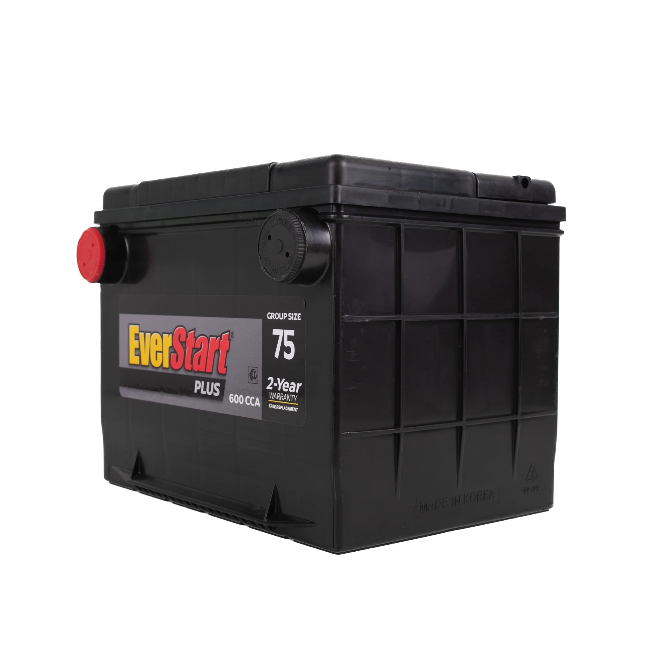 Plus Lead Acid Automotive Battery, Group Size 75 (12 Volt/600 CCA) - Image 4