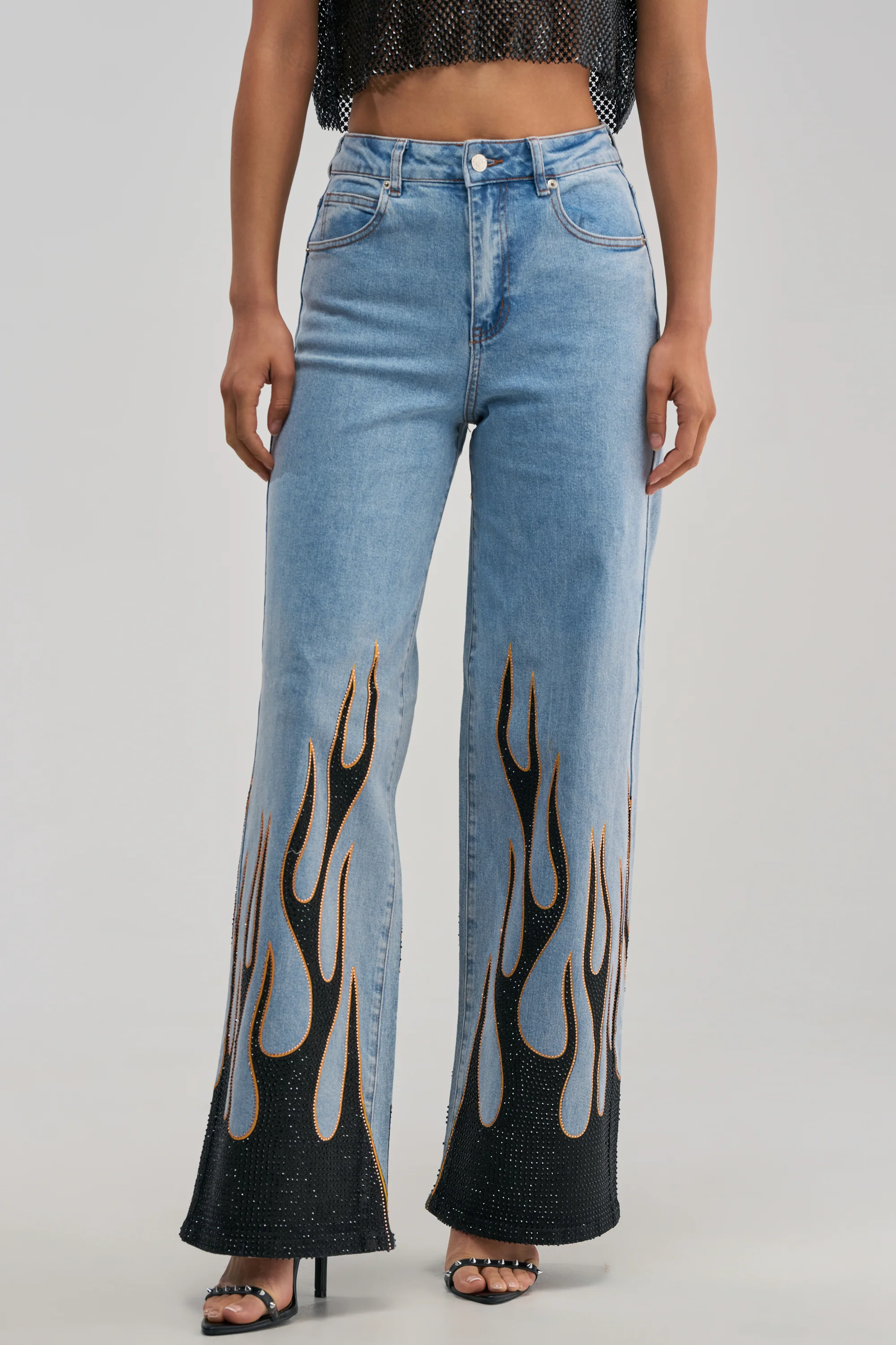 ON FIRE RELAXED DENIM - Akira Store