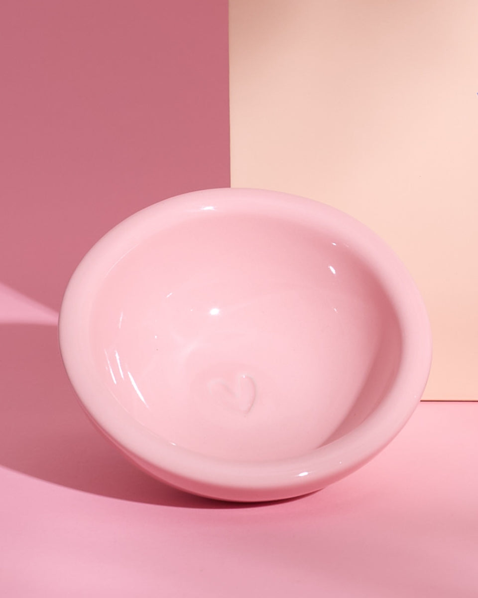 SEIA - SMALL CEREAL BOWL HEART PINK